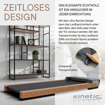 Kinetic Sports Laufband, 42 cm breite Lauffläche, LED Display, Sound-On Lautsprecher