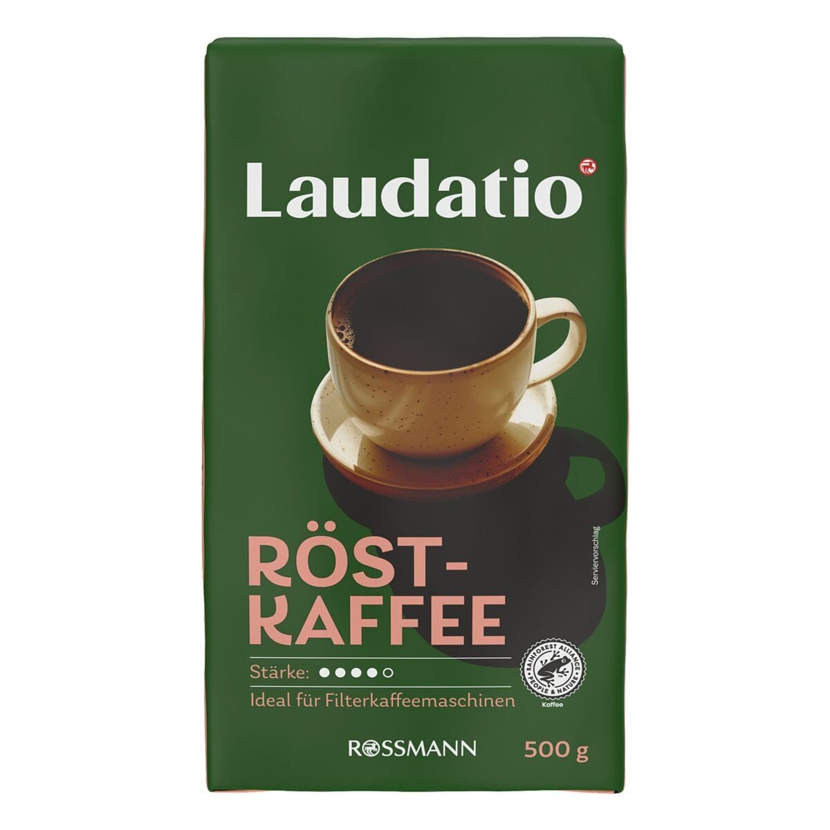 LAUDATIO Kaffee Röstkaffee, 500 g, gemahlen