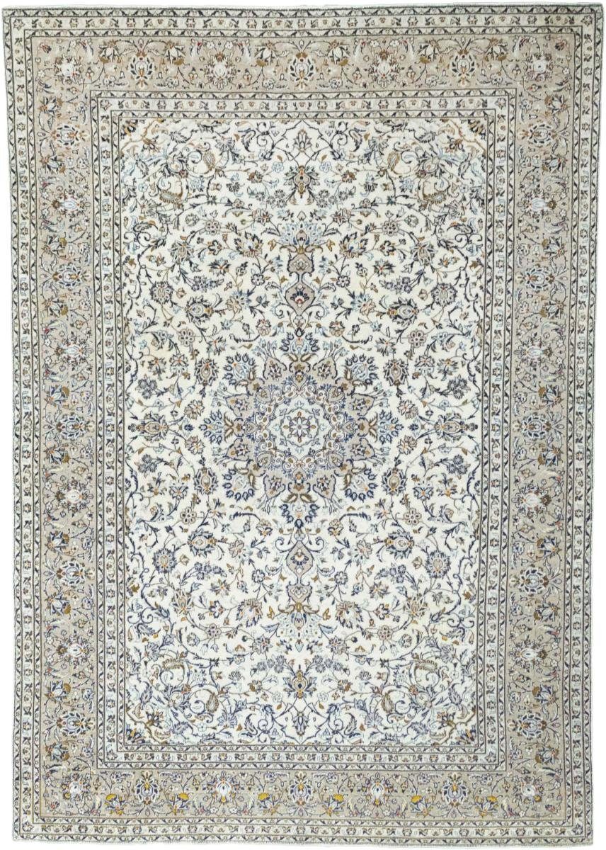 Orientteppich Keshan 236x338 Handgeknüpfter Orientteppich / Perserteppich, Nain Trading, rechteckig, Höhe: 12 mm
