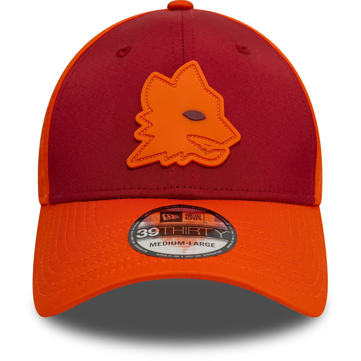 New Era Flex Cap 39Thirty Stretch RUBBER WOLF AS Rom