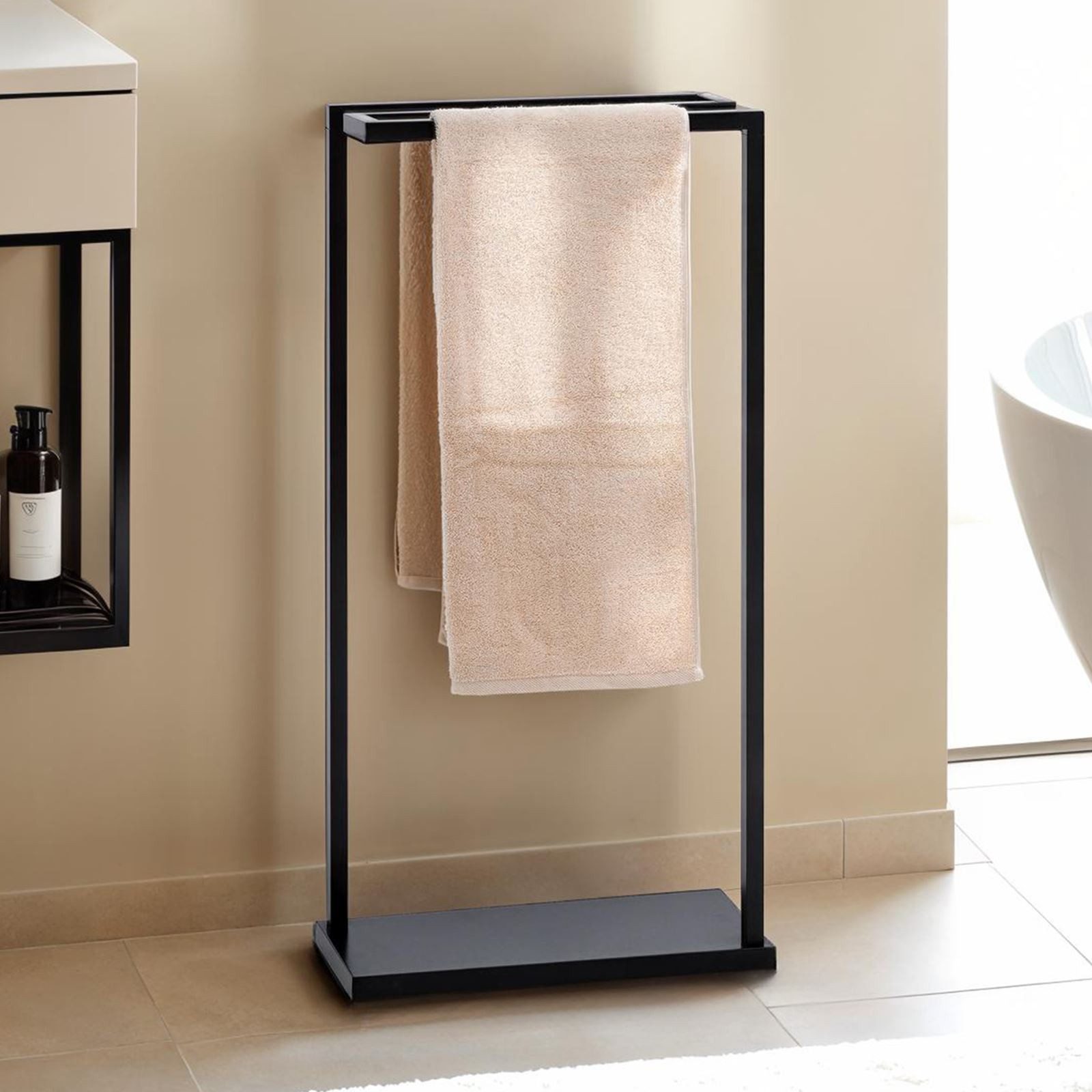 IDIMEX Handtuchständer LUDO, Handtuchhalter freistehend mit 3 Stangen Handt günstig online kaufen