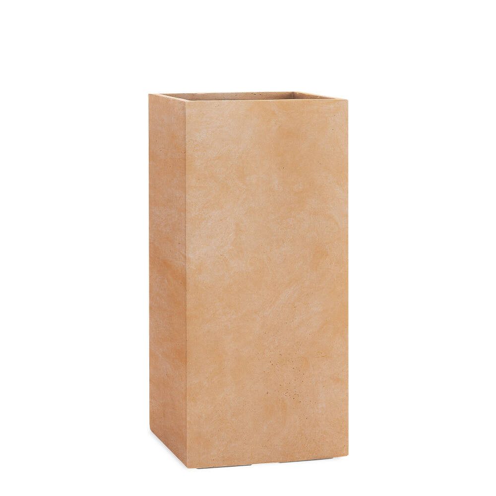 Pflanzwerk® Pflanzkübel TOWER Premium Blumenkübel Pflanzsäule Fiberglas mit Lotus-Effekt