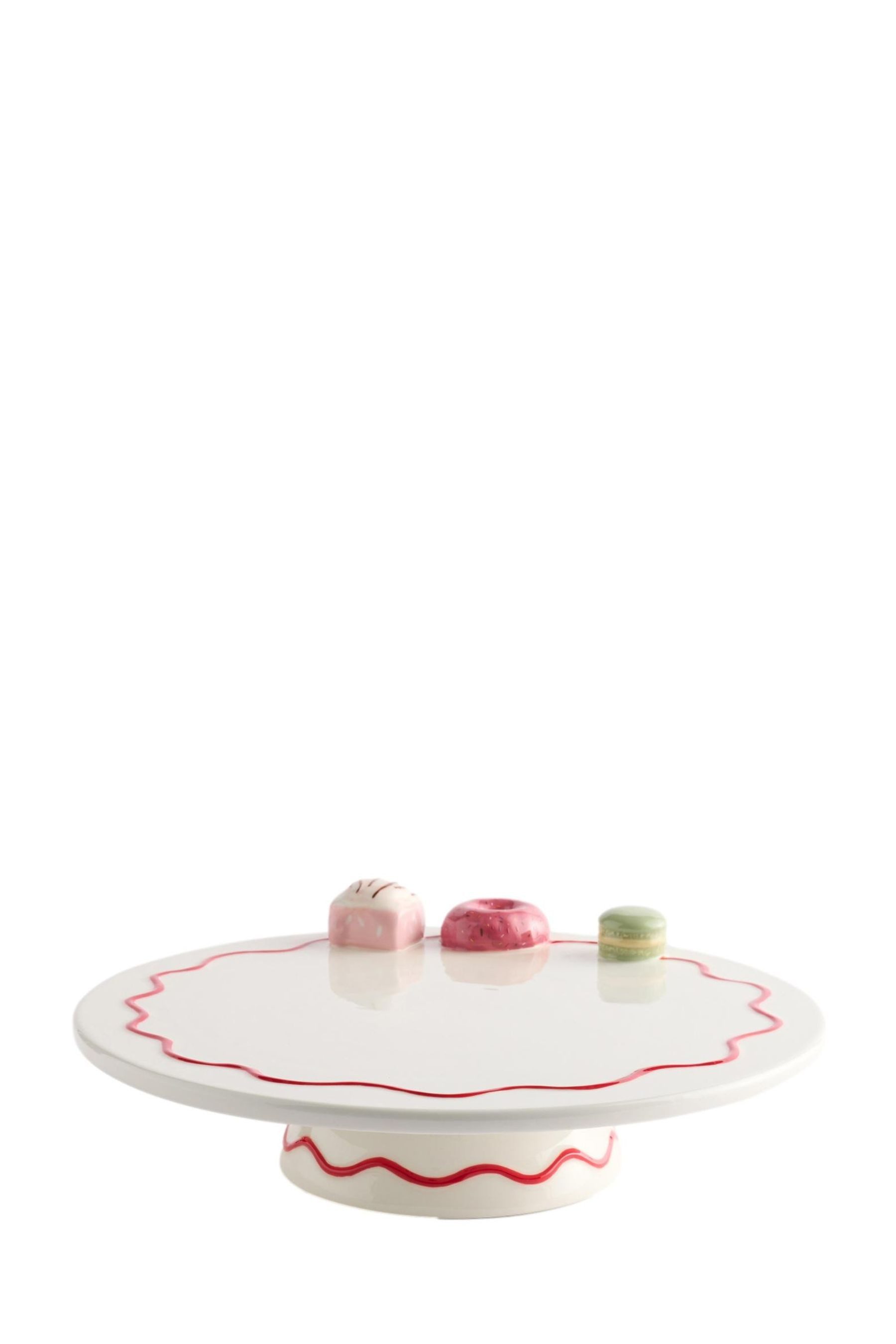 Next Tortenständer Festliche Etagere für Macarons und Gebäck, Steingut, (1-tlg)