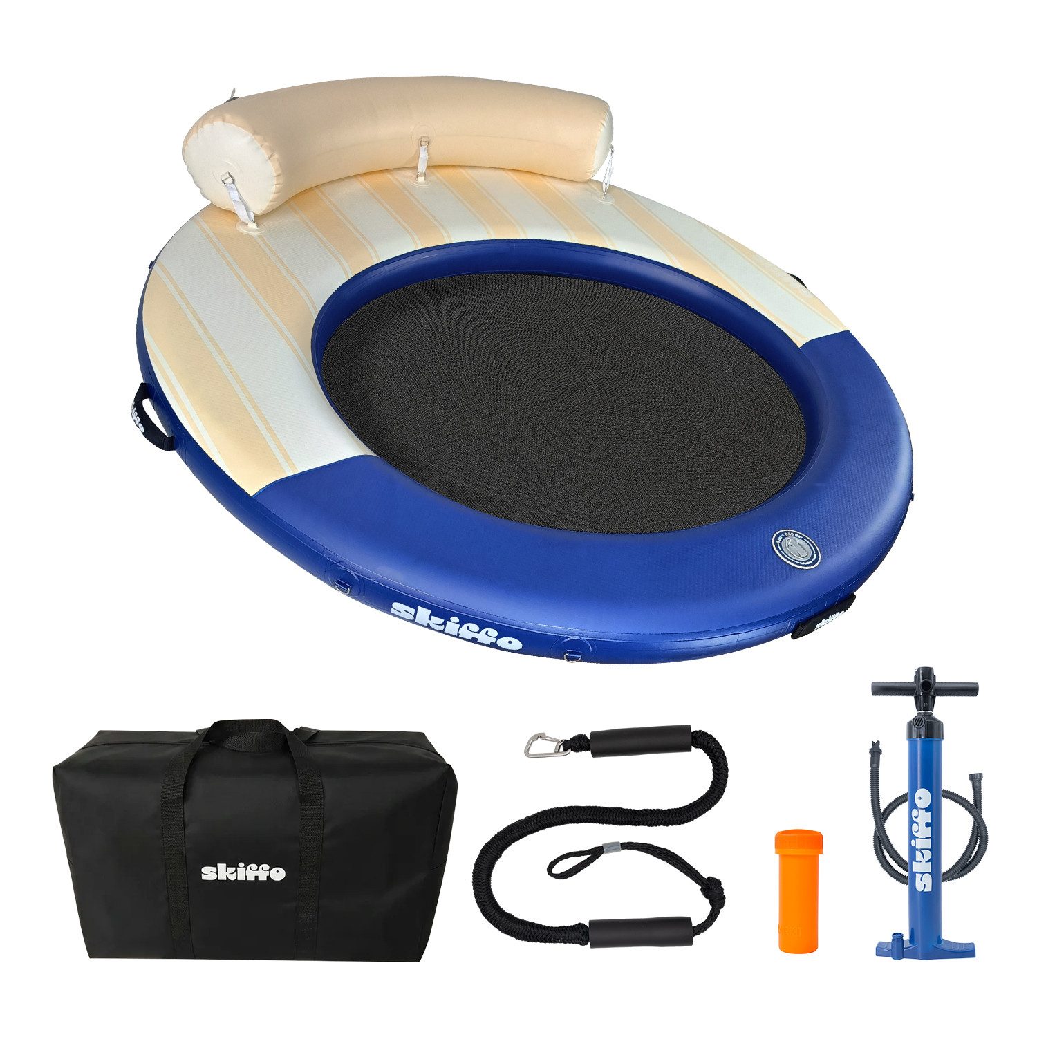 SUP-Board Skiffo Noosa aufblasbare Schwimmplattform Badeinsel Badeplattform
