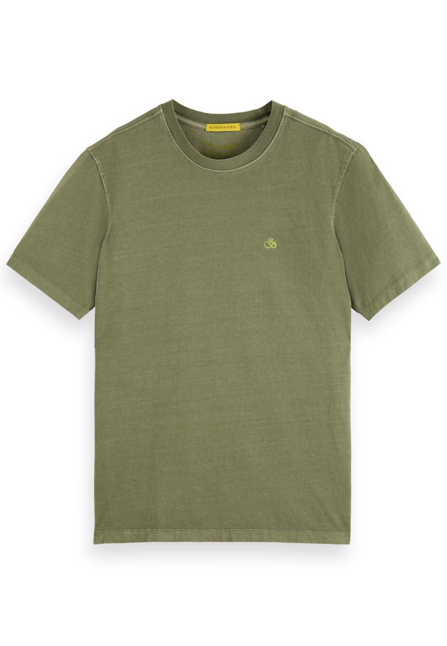 Kurzarmshirt Soda Shirt & und Scotch Grün (1-tlg) mit T-Shirt Rundhalsausschnitt