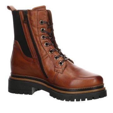 Mjus Boots Elegant Freizeit Leder-/Textilkombination Schnürstiefelette Leder-/Textilkombination