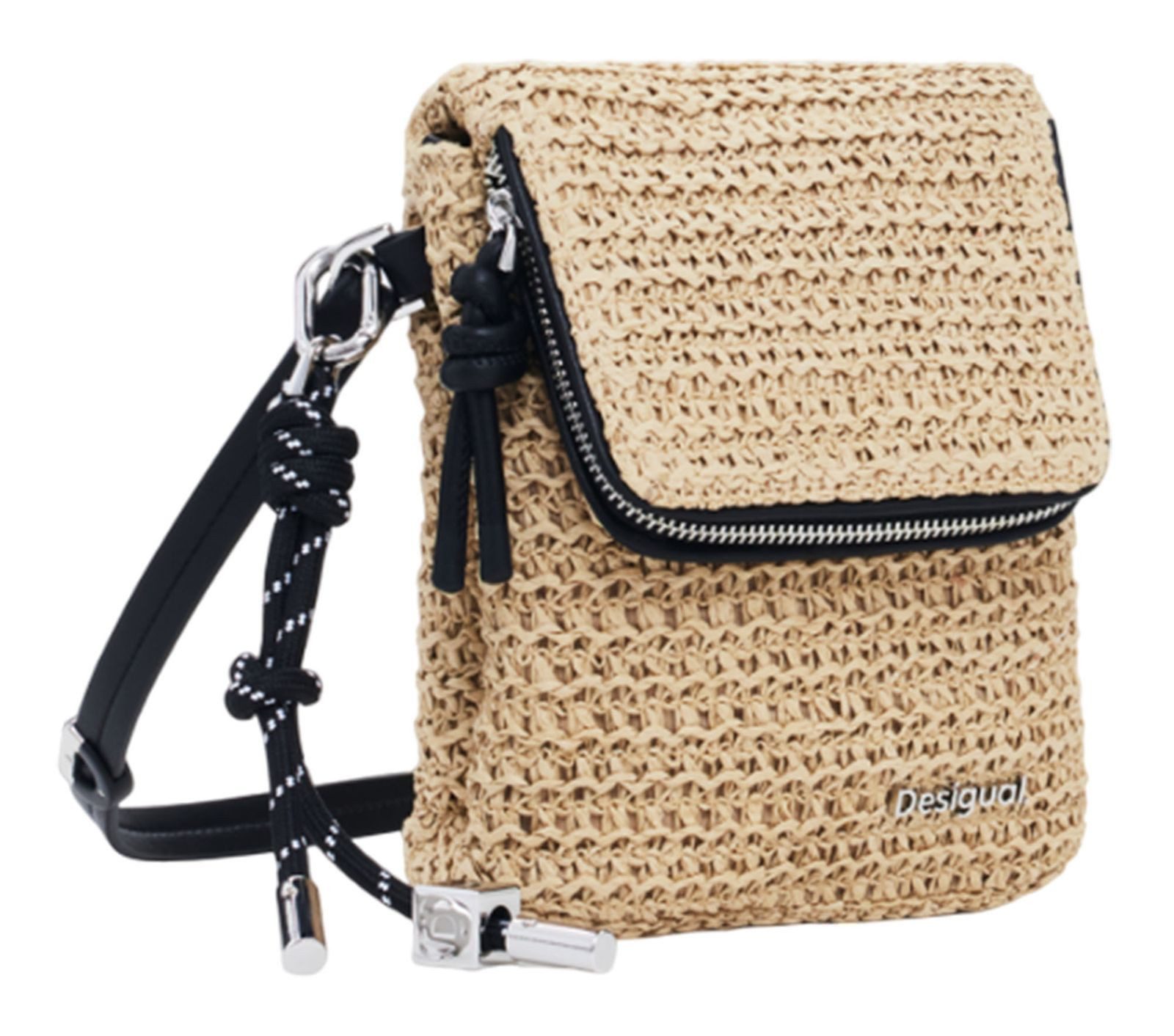 Desigual Handytasche Logo Raffia Phone Bag