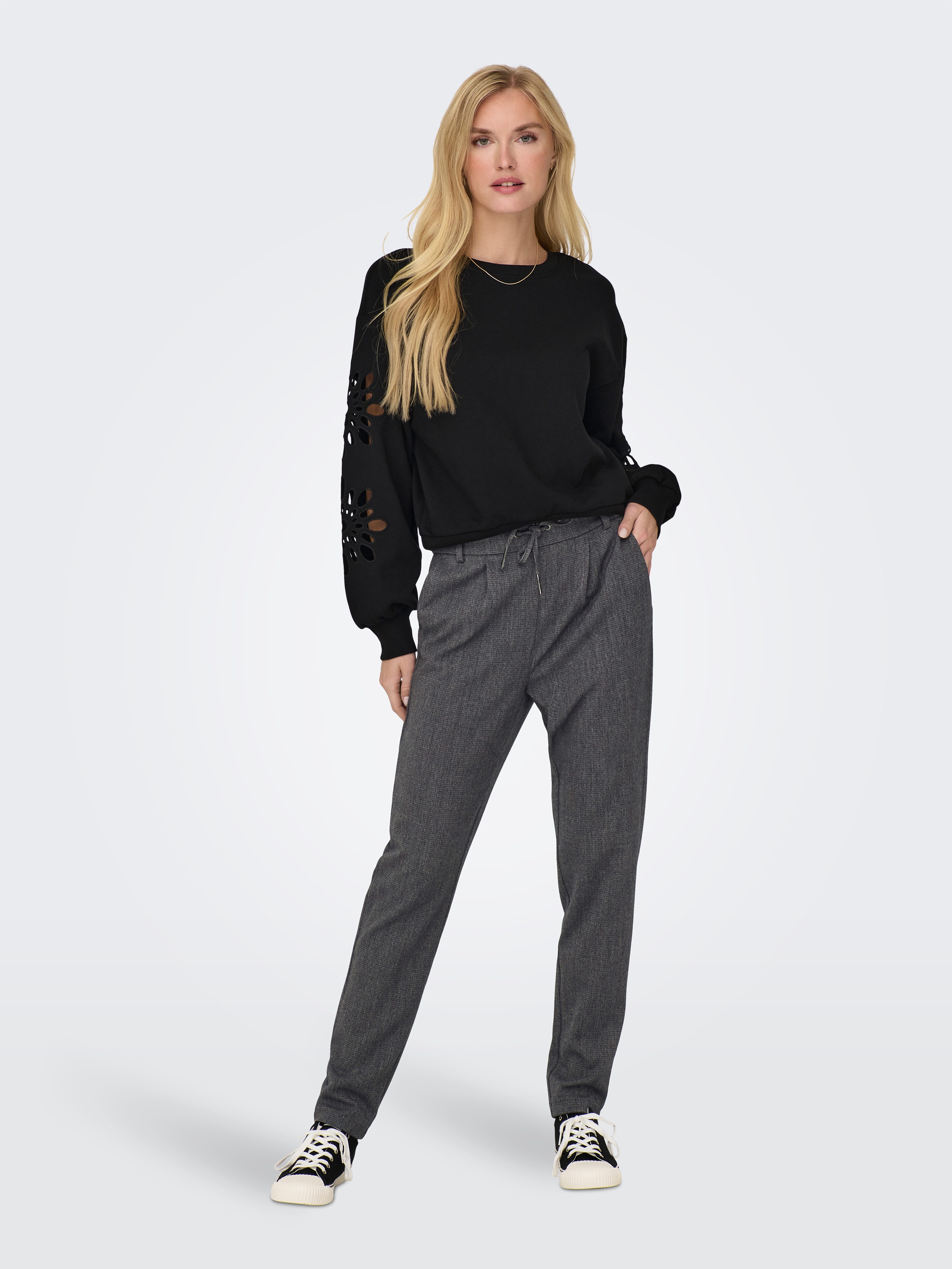 ONLY Jogger Pants ONLPOPTRASH-ELISE EASY MELANGE PANT NOOS