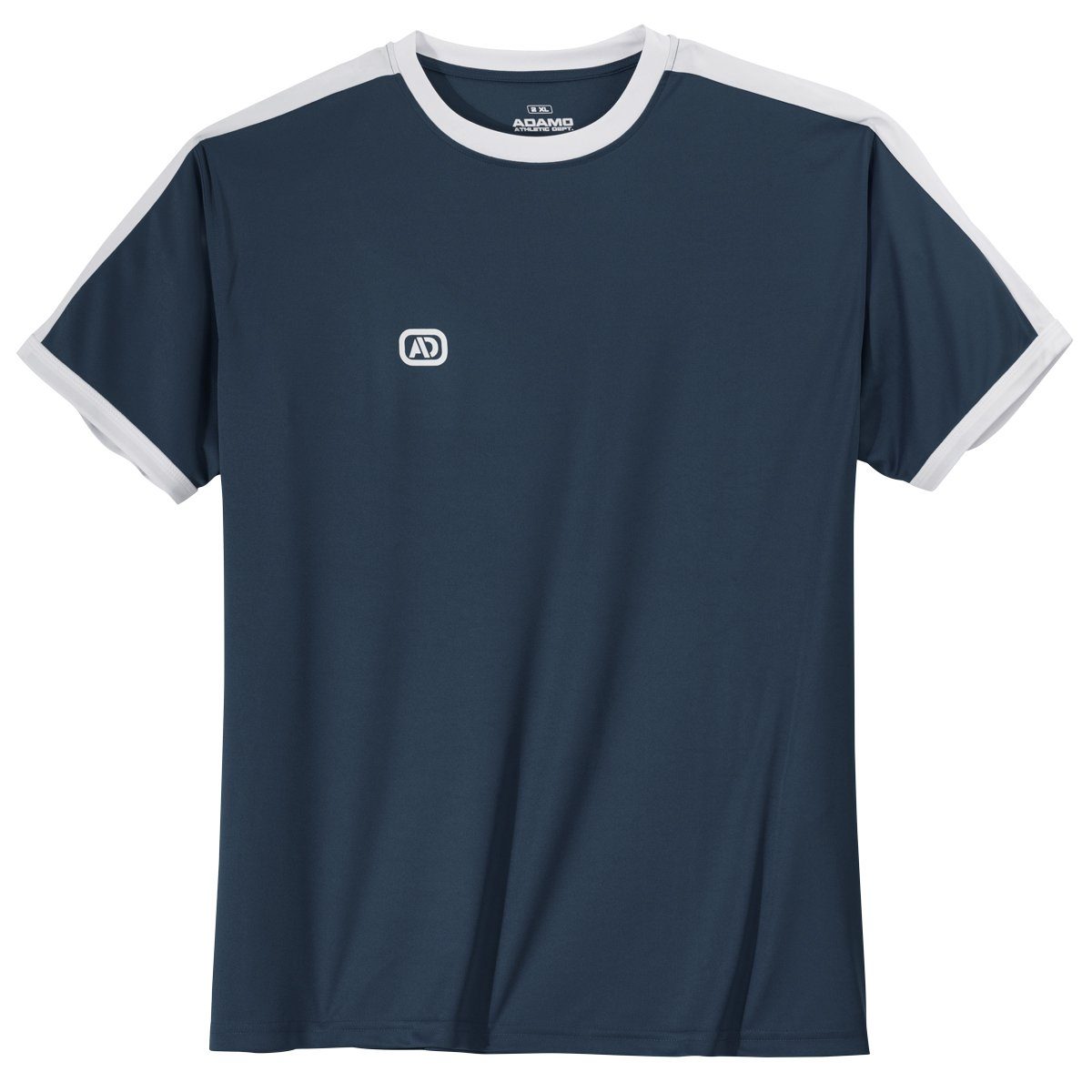 Rundhalsshirt Adamo navy Funktionsshirt Große Größen ADAMO