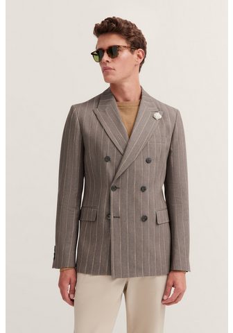 bugatti Švarkas iš Leinen-Mix