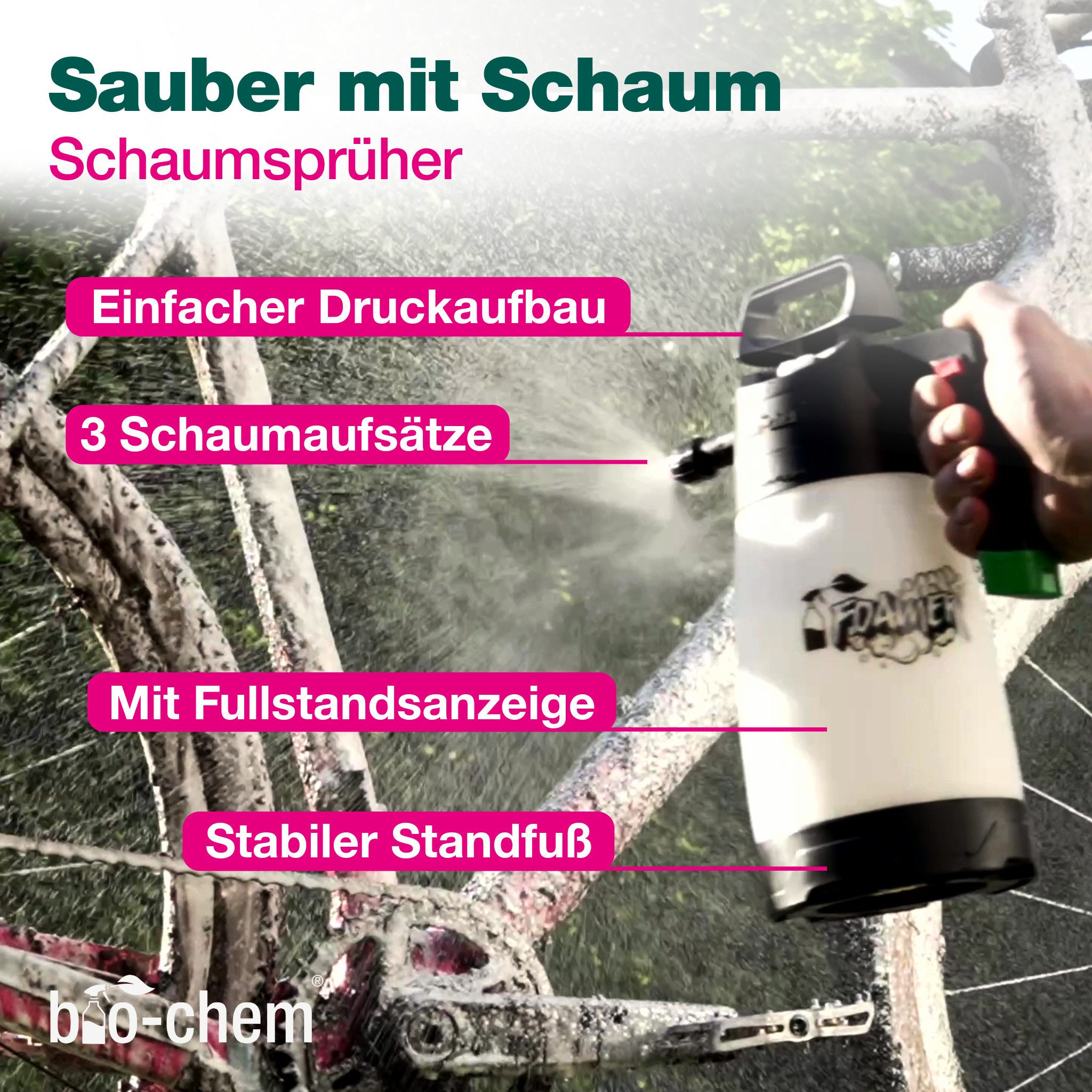 bio-chem Fahrradwerkzeugset Fahrradpflege-Set 9-tlg. – Schaumsprüher, günstig online kaufen