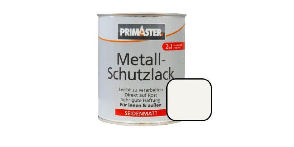 750 Primaster ml weiß Metall-Schutzlack Primaster RAL 9010 Metallschutzlack