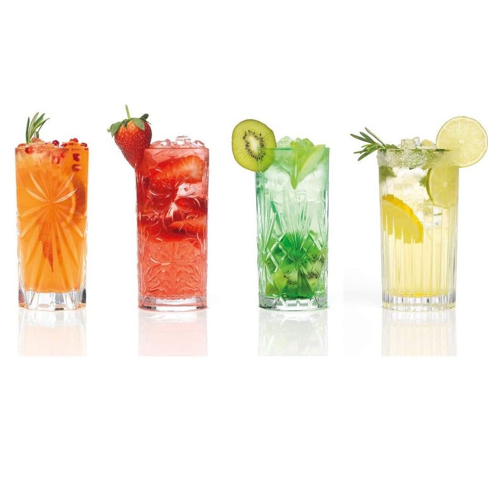 RCR Allzweckkiste RCR Mixology Longdrinkglas 360 ml 4er Set (Set)