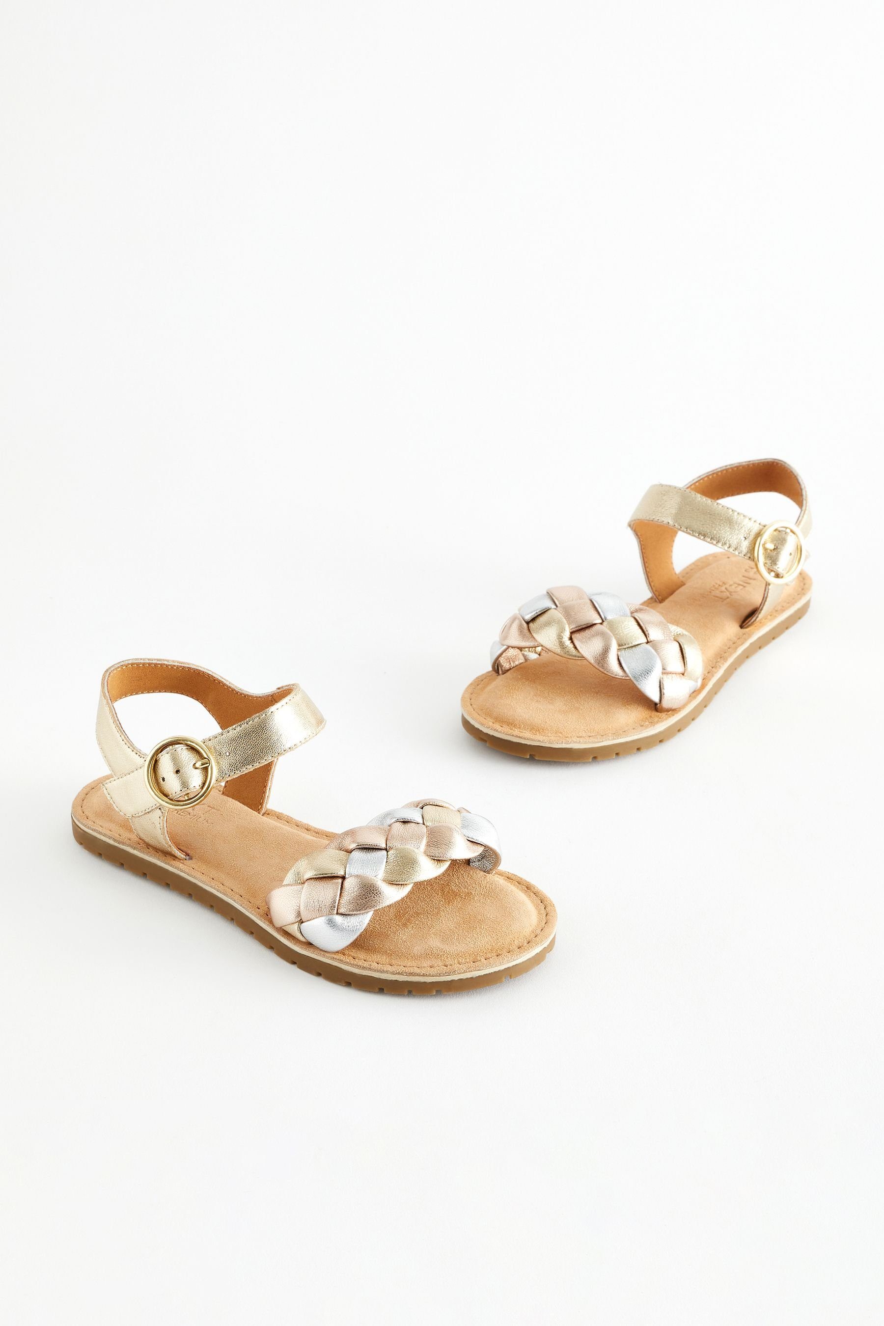 Next Ledersandalen in Flechtoptik Sandale (1-tlg) günstig online kaufen