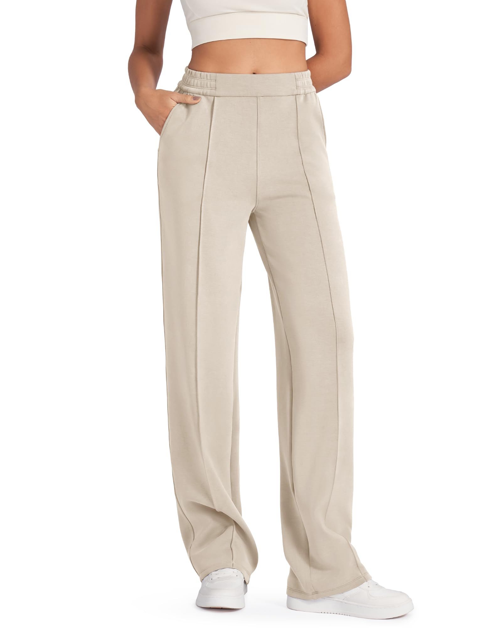 G4Free Jogginghose Damen Jogginghose weitem Bein Yogahose lässige Loungehos günstig online kaufen