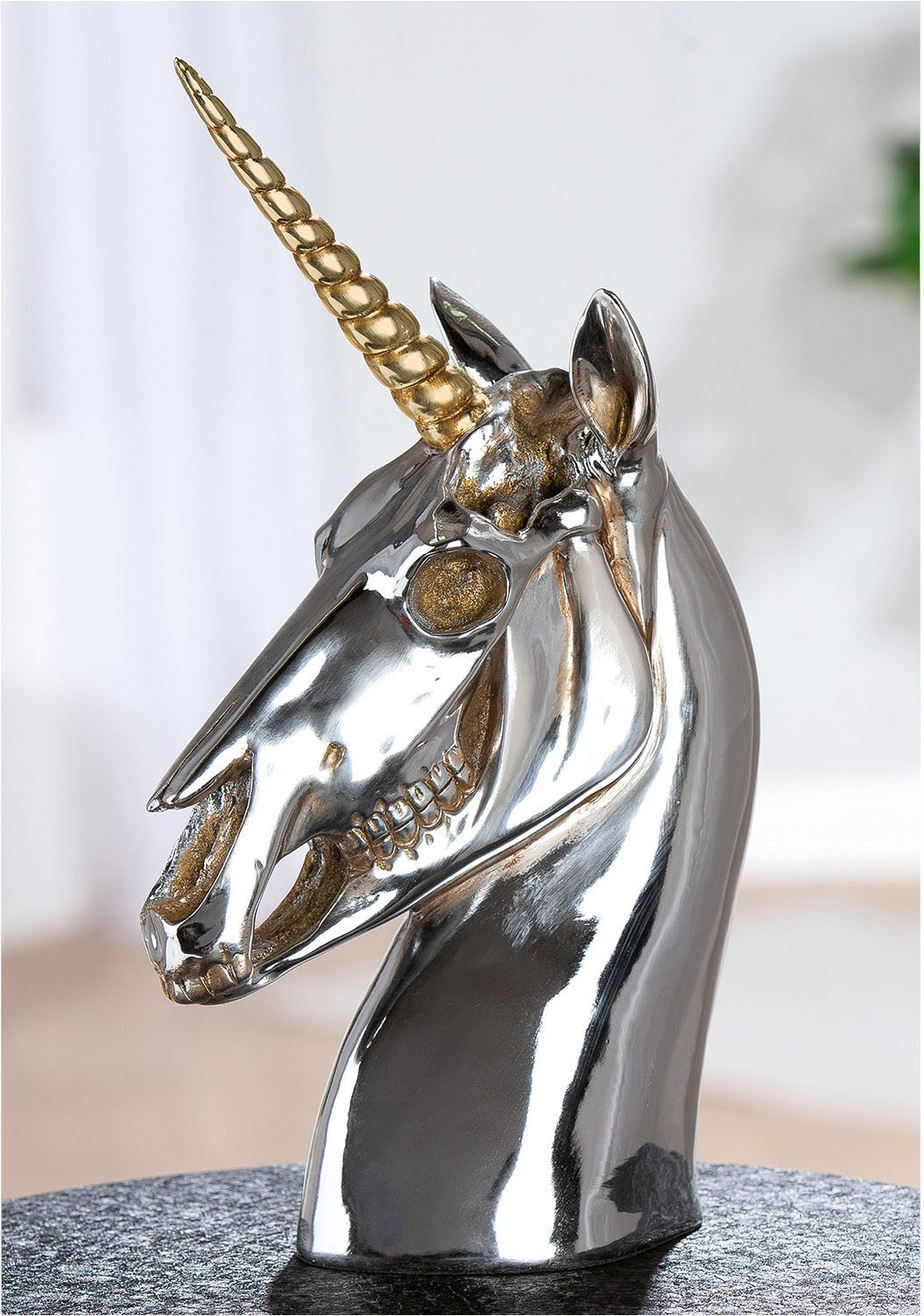 GILDE Skulptur Skulptur Einhorn Aurex