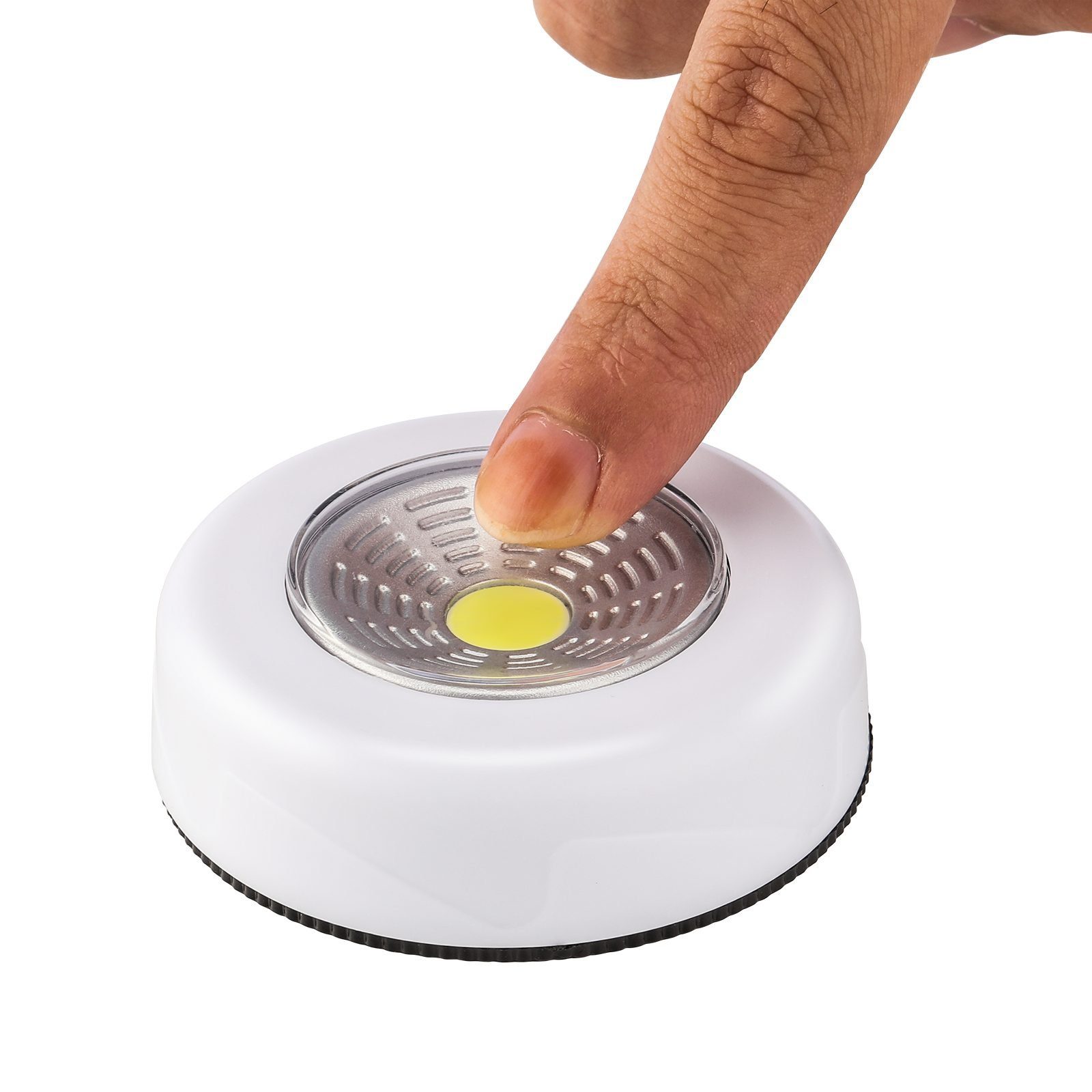 2/4 Set oyajia Lampe Touch Küche Nachtlichter Treppe fest Nachtlicht Schrank Stück COB Kaltweiß, Leuchten Nachtlichter Klebe Küche Unterbauleuchte 2 LED AN/AUS,Selbstklebend, integriert, LED LED für Nachtlicht, mit