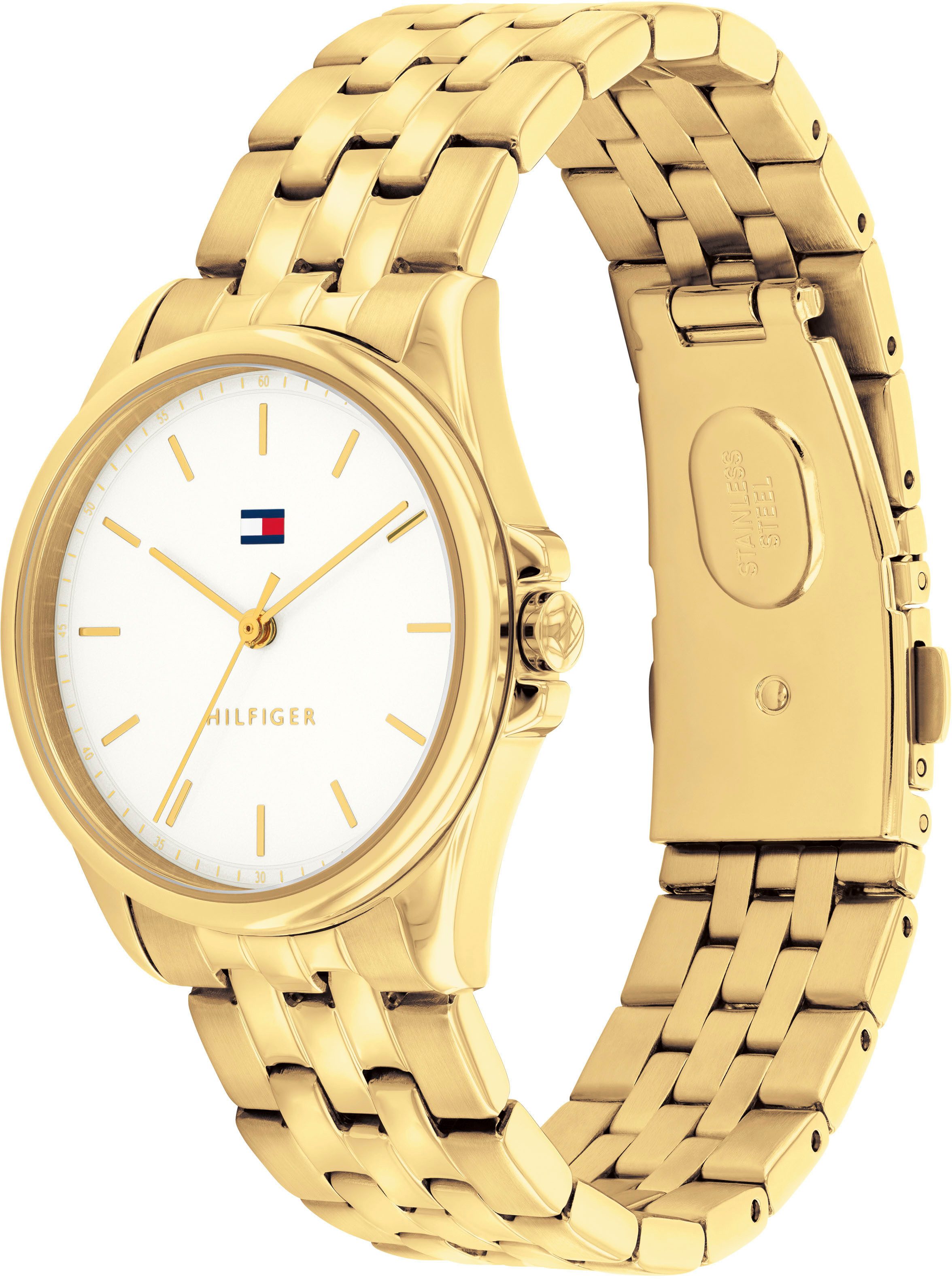 Tommy Hilfiger Quarzuhr JADE 1782773, Armbanduhr, Damenuhr, Edelstahlarmban günstig online kaufen