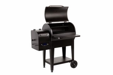 Floralo e. K. Smoker Pelletsmoker von geda grill, "Odin 65" aus Stahl + 20 kg Grillpellets, Direktfeuer einach zu- und wegschaltbar