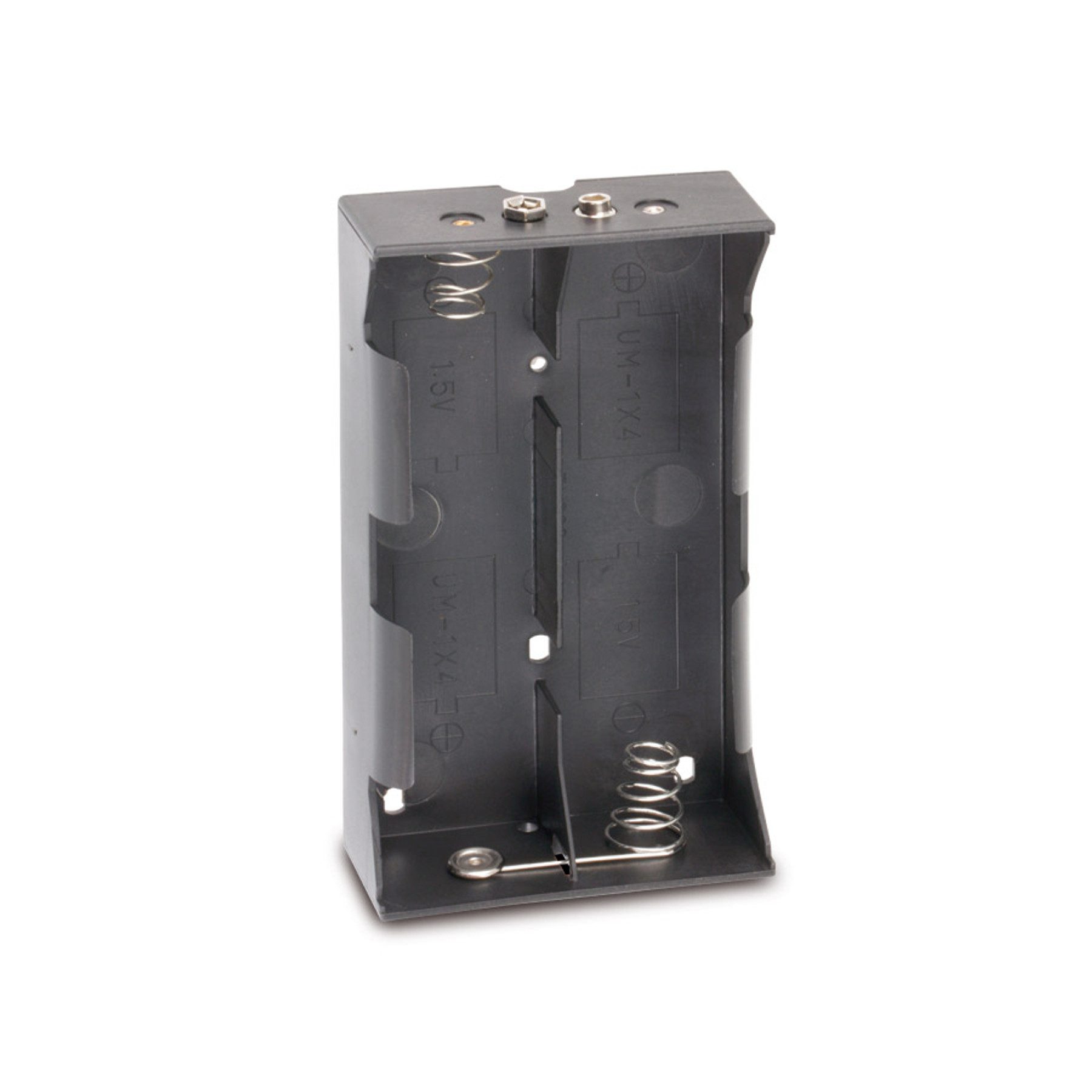 Goobay Batteriebox GOOBAY Batteriehalter, 4x Mono, Clipanschluss