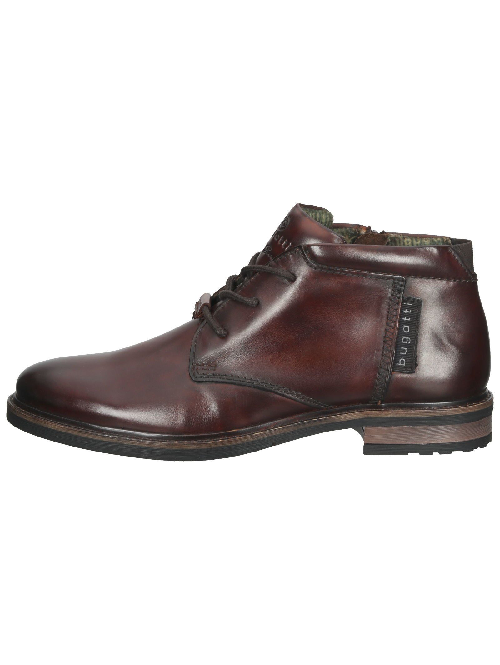 bugatti Stiefelette Nappaleder Schnürstiefelette