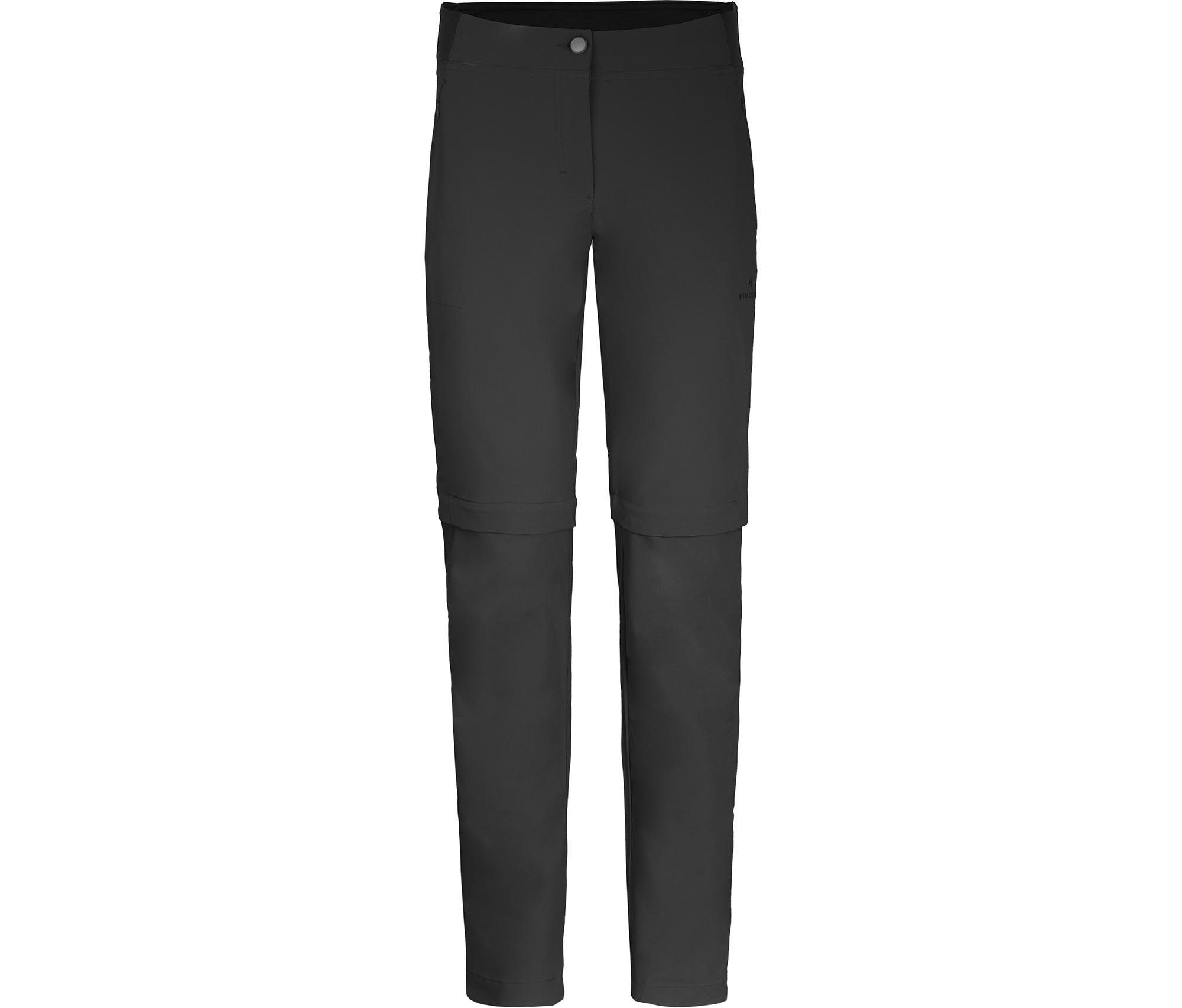 Bergson Zip-off-Hose AALBORG Vario Zipp-Off (slim) Damen Wanderhose, recycelt, elastisch, sportlich, Normalgrößen, schwa