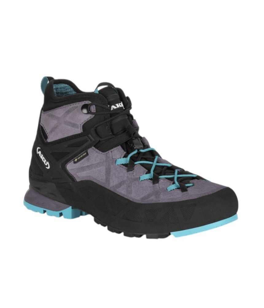 AKU Rocket DFS MID GTX (Zustieg, wasserdicht) grau/türkis Damen Wanderschuh