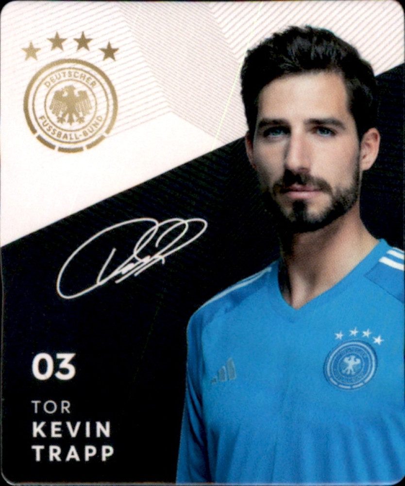 REWE Sammelkarte Karte 3 - Kevin Trapp - WM 2022 REWE