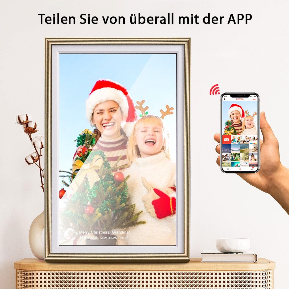 HT Elektronischer Fotorahmen 10,1 " Digitaler günstig online kaufen