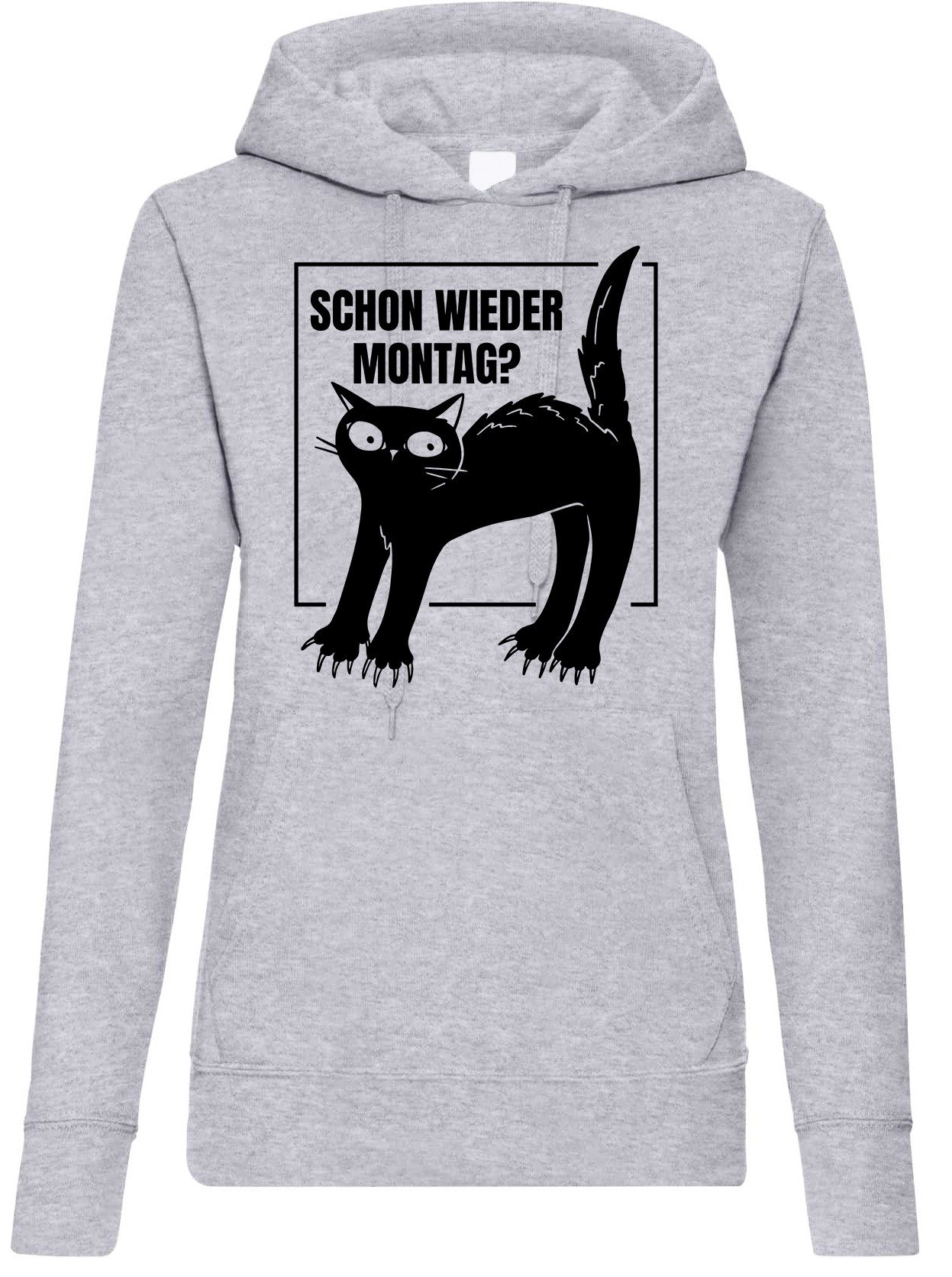 Youth Designz Kapuzenpullover Montags Katze Damen Hoodie Pullover mit modis günstig online kaufen