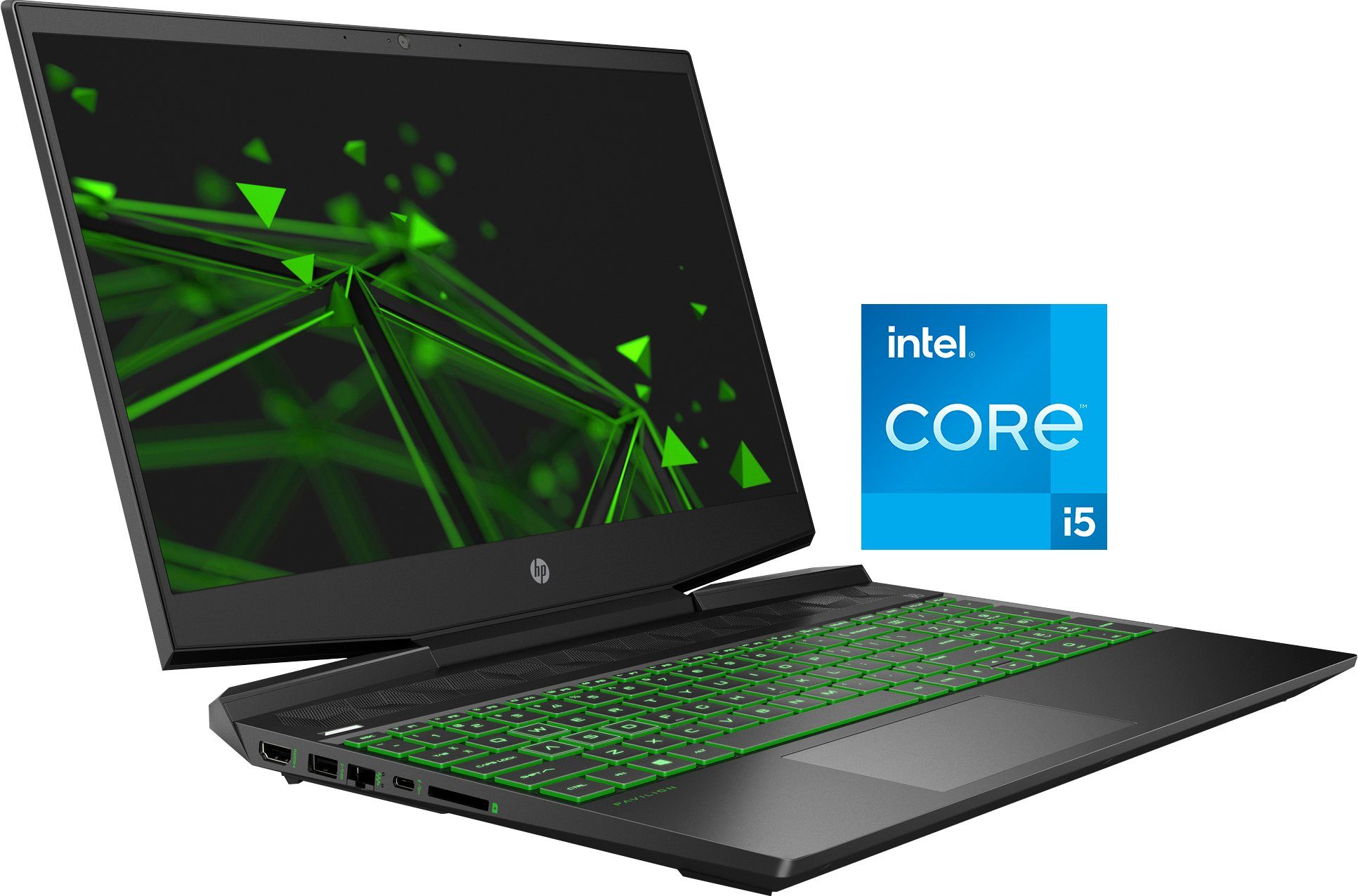 HP 15-dk2055ng Gaming-Notebook (39,6 cm/15,6 Zoll, Intel Core i5 11300H,  GeForce RTX™ 3050, 512 GB SSD)