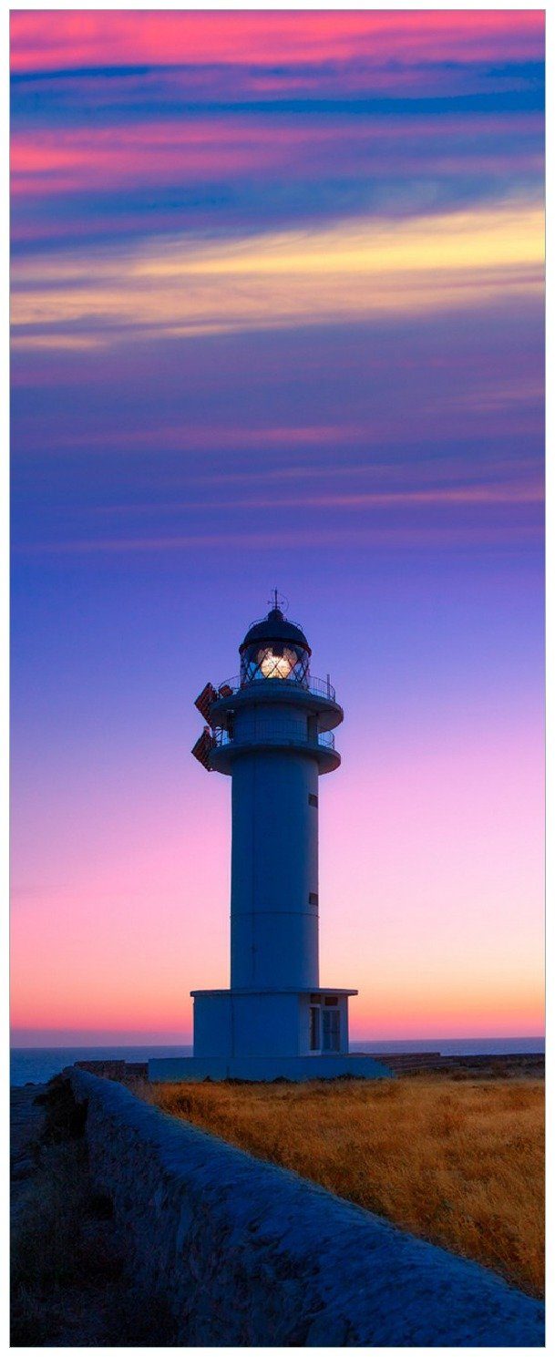 den Himmel Malerischer auf Memoboard Balearen Wallario Abend am Leuchtturm