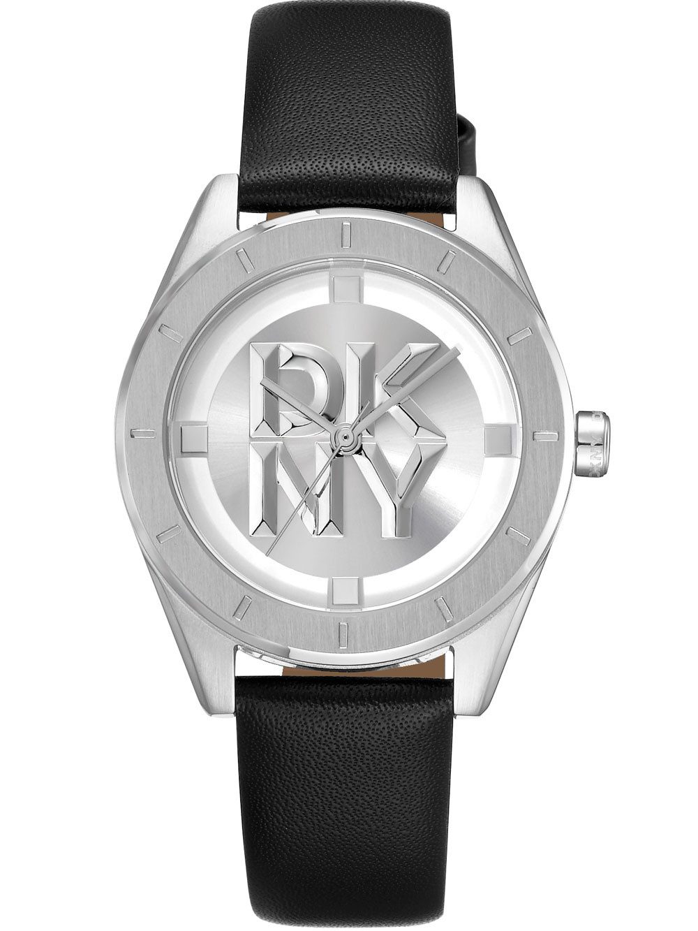 DKNY Quarzuhr DKNY DK1L016L0015 Damenuhr Chambers Midi Black 34mm 5ATM DKNY DK1L016L0015 Damenuhr Chambers Midi Black 34mm 5ATM