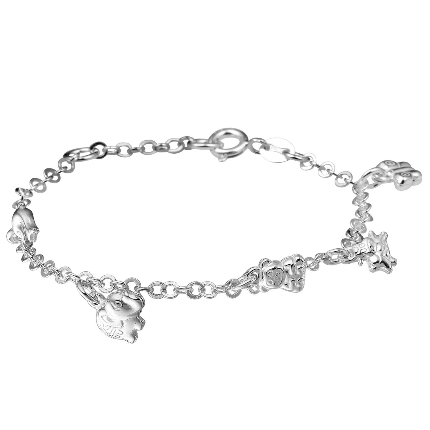 LUCARDI Charm-Armband Armband - 925 Silber - Silber - Kinder
