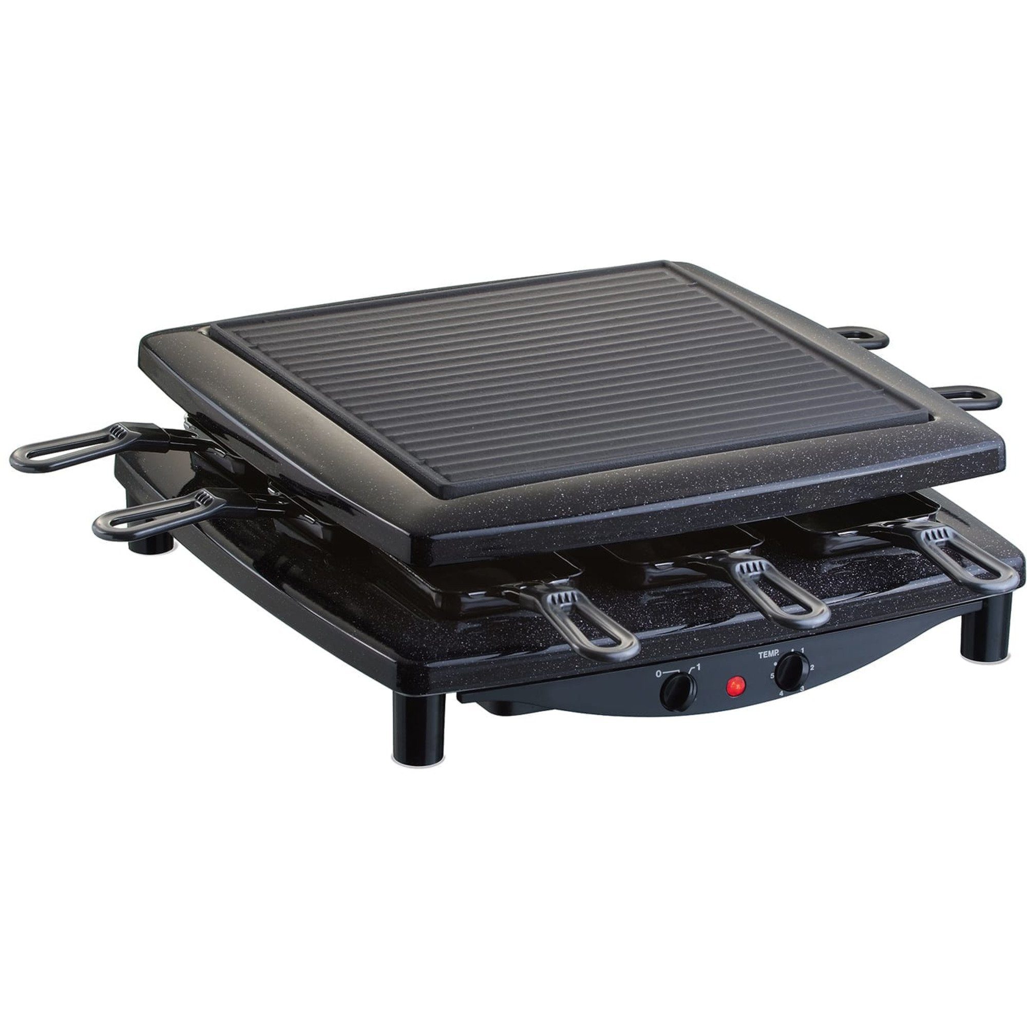 Steba Raclette Raclette, Grillplatte: Wende Guss-Platte