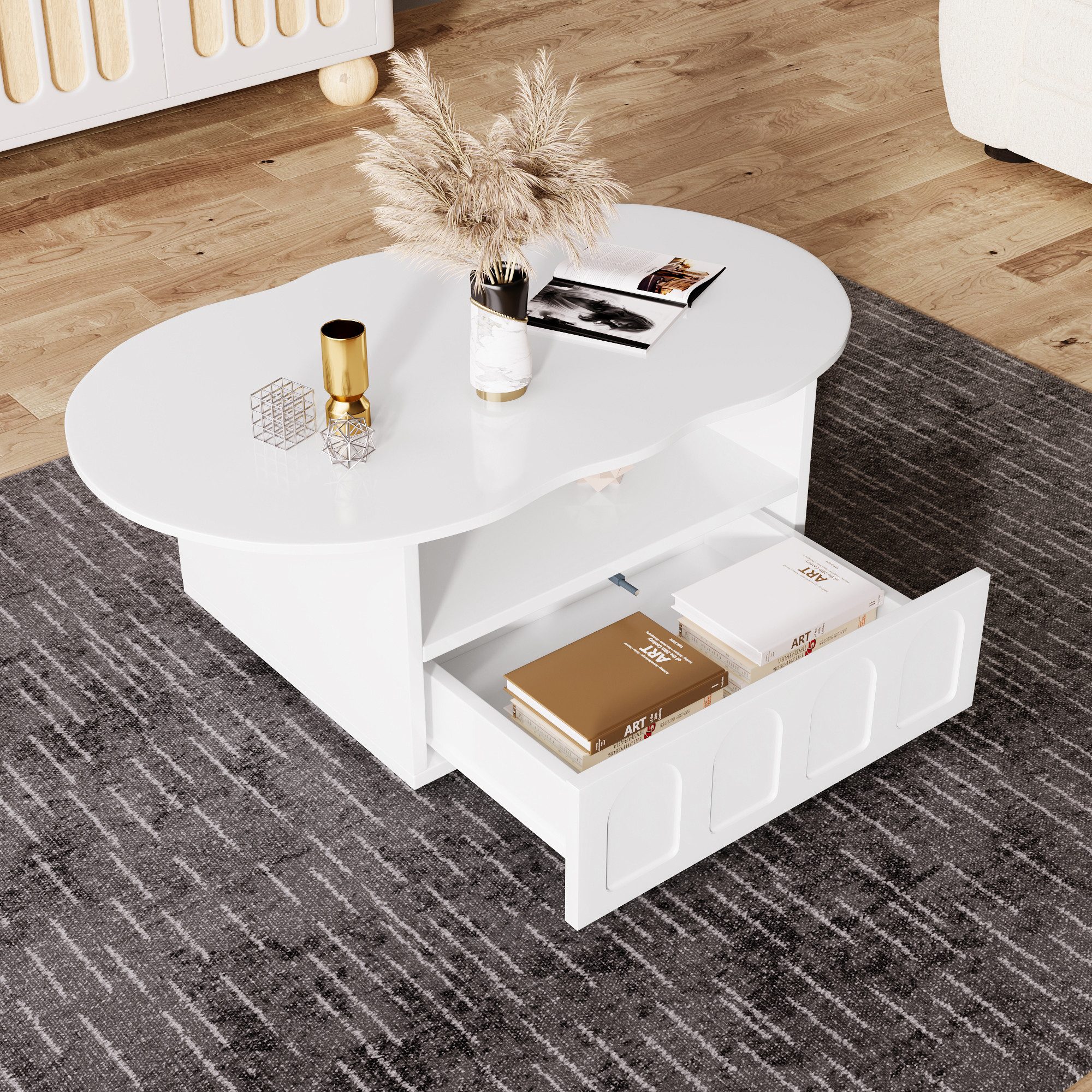 REDOM Couchtisch Wolkenform Wohnzimmertisch (Beistelltisch, 1-St., günstig online kaufen