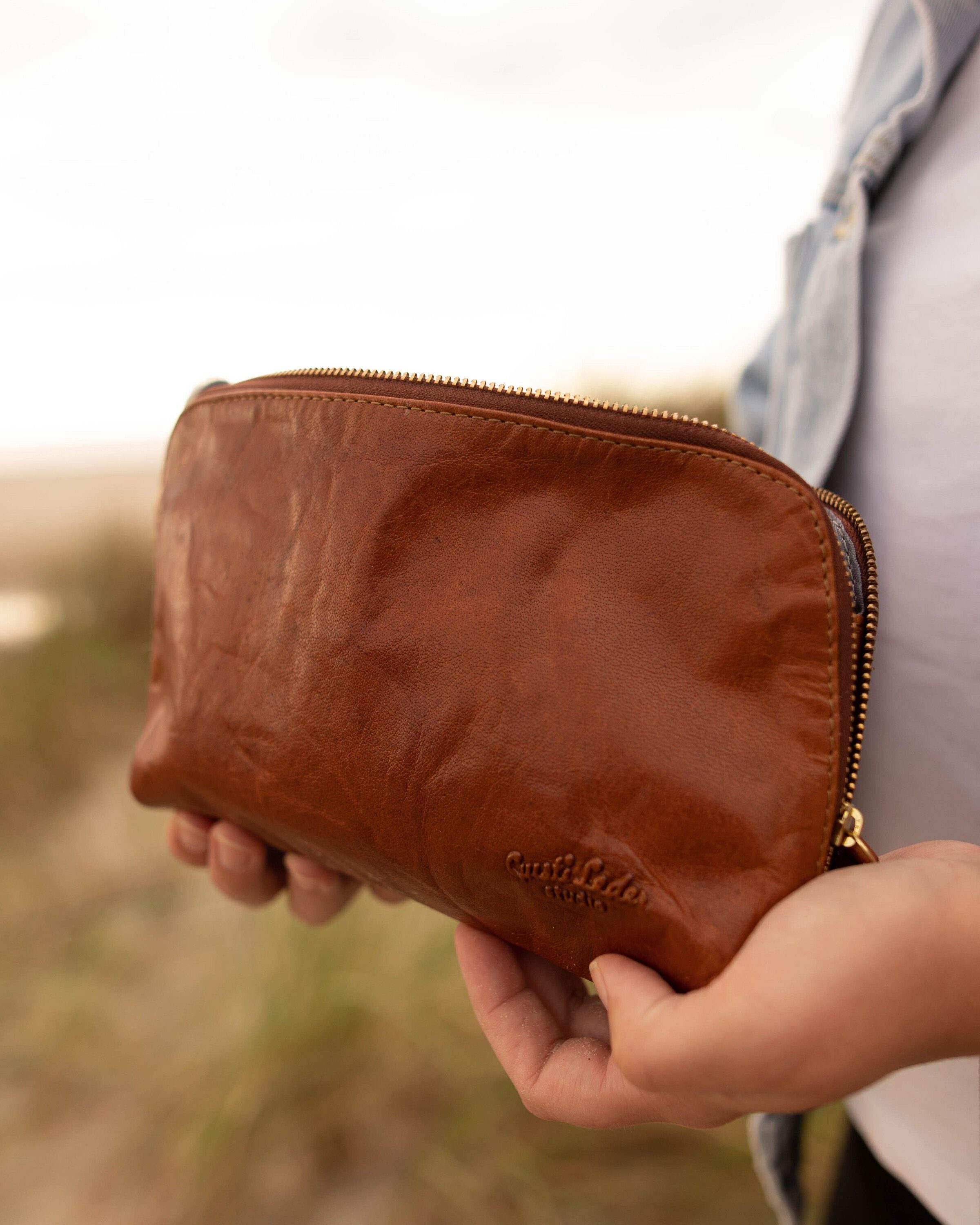 Gusti Leder Kulturbeutel Gusti Leder Waschtasche Eli (1-tlg)