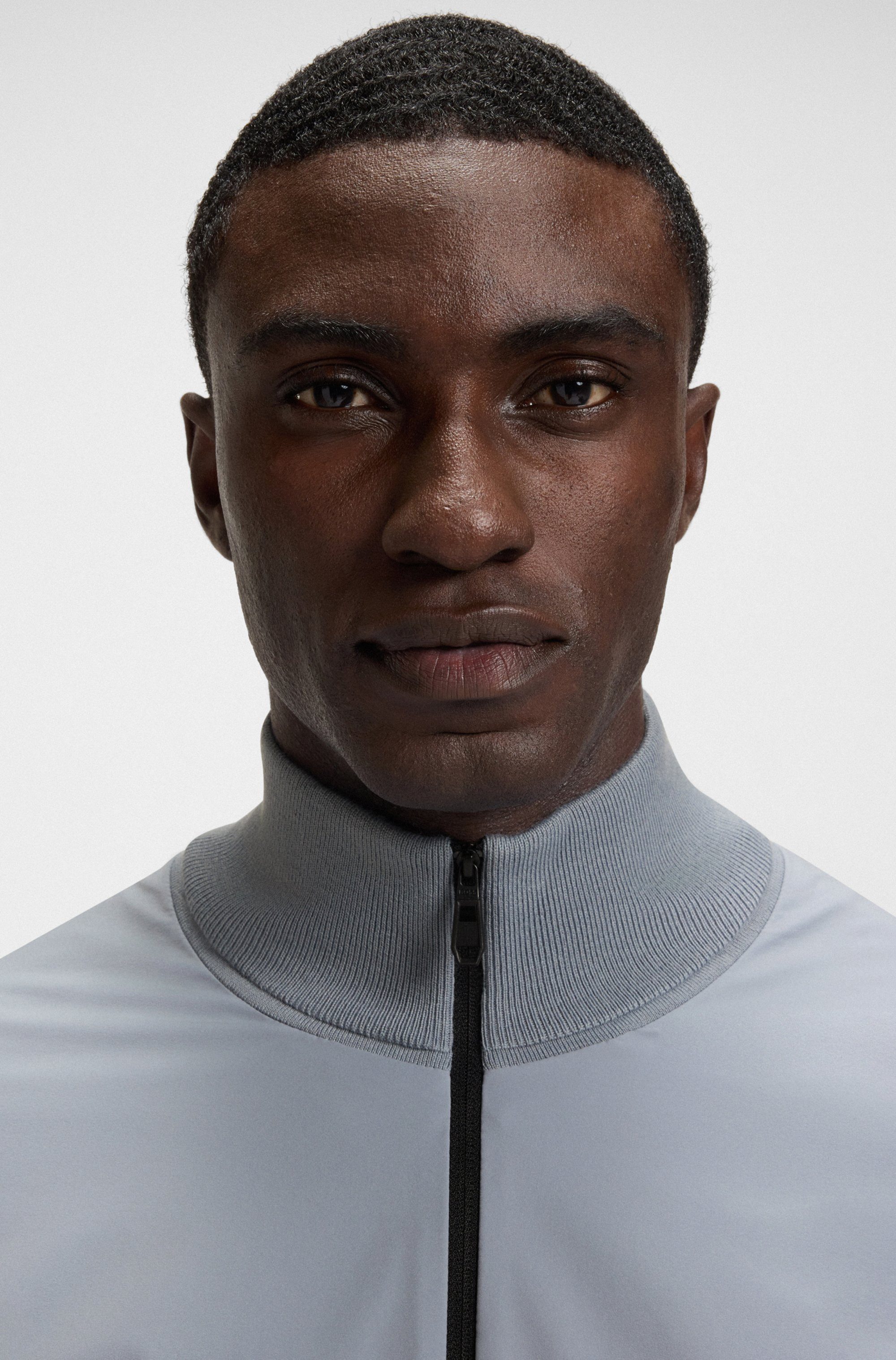 BOSS GREEN Hybridjacke Momentum regular fit, mit Stehkragen günstig online kaufen