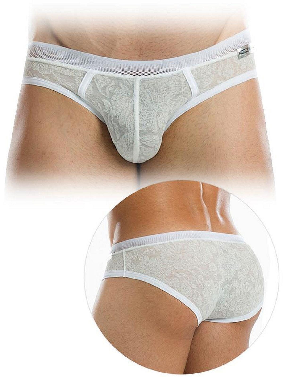 Modus Vivendi Slip Modus Vivendi Lacenet Super Low Cut Brief weiß