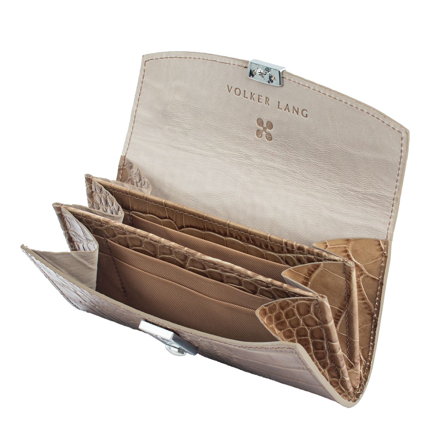 VOLKER LANG Kellnerbörse YEN - Kleine Kellnerbörse aus Leder mit Kartenfäch günstig online kaufen