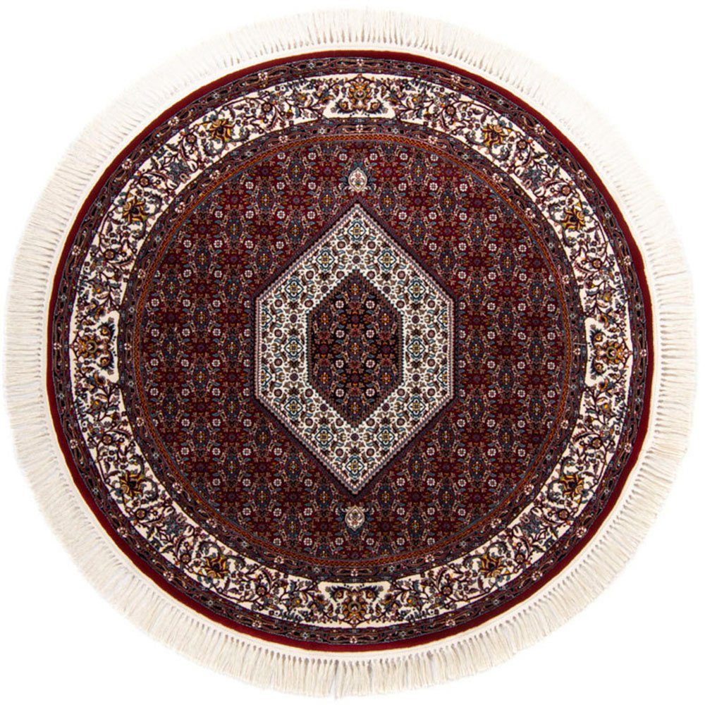 Orientteppich Bidjar-Zyon, morgenland, geeignet Fußbodenheizung rund, Höhe: 9 mm