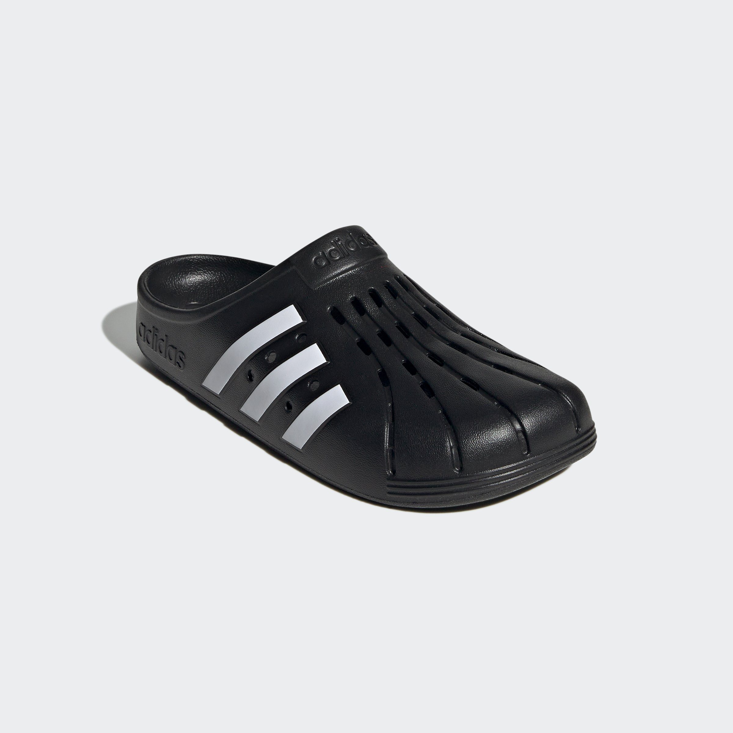 adidas Sportswear ADILETTE CLOG Badesandale Core Black / Cloud White / Core Black