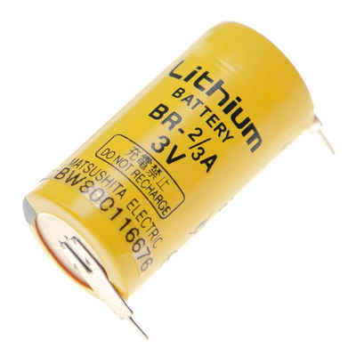 vhbw Batterie, (3.0 V), Ersatz für Panasonic BR-2/3AG für
