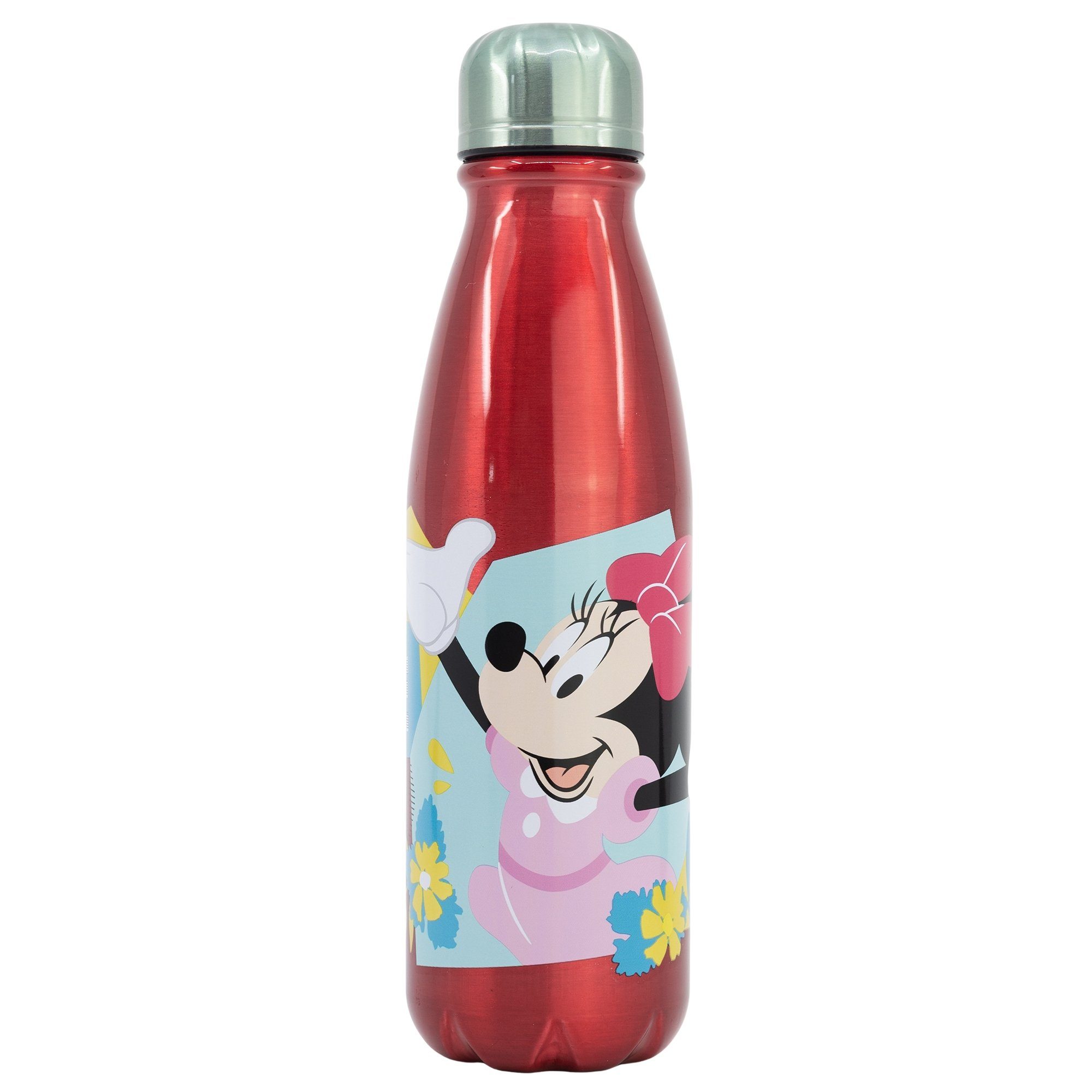 Aluminium Minnie Flasche Disney Trinkflasche Disney 600 Wasserflasche Maus ml