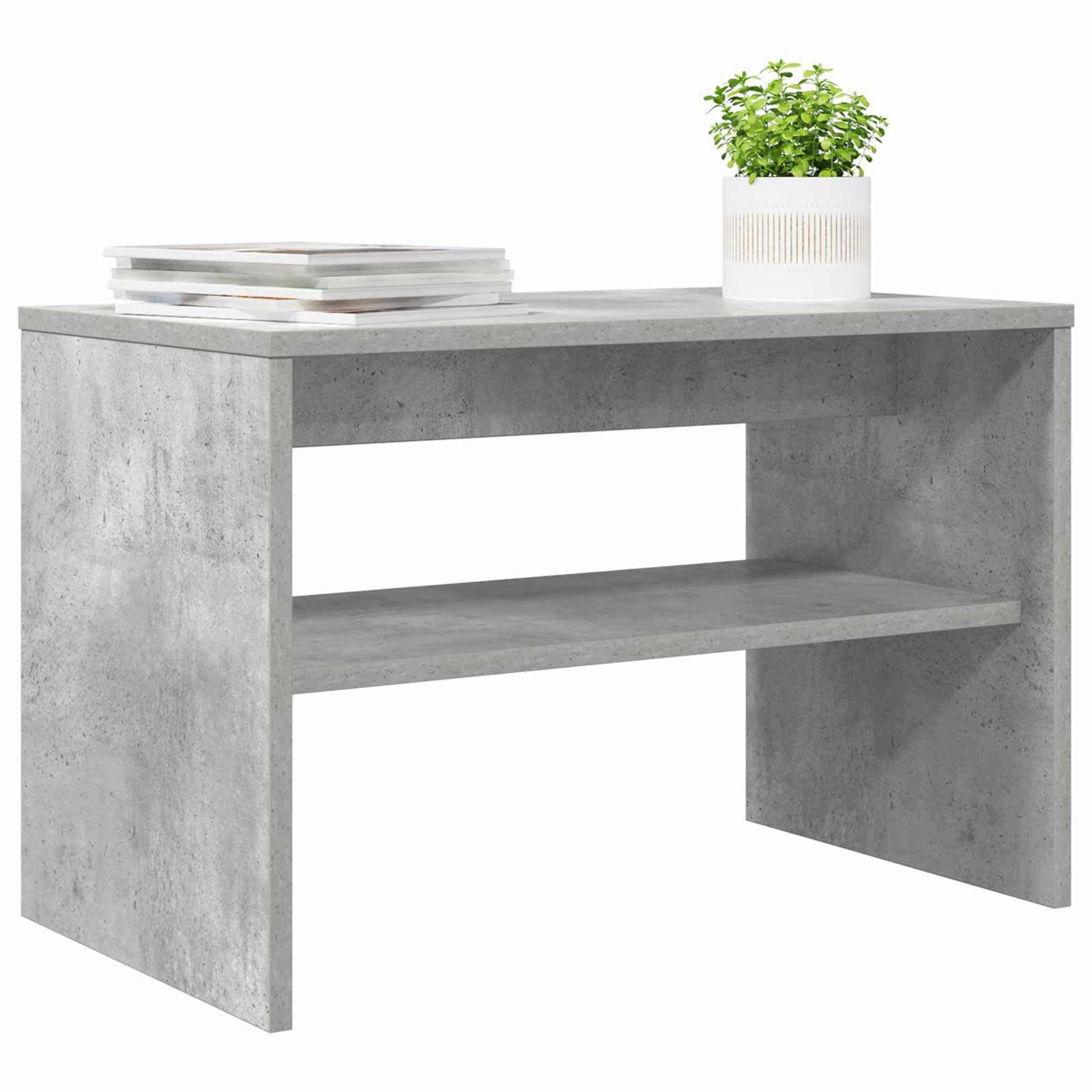 vidaXL TV-Schrank TV-Schränk Beton Grau 60 x 35 x 40 cm Holzwerkstoff (1-St günstig online kaufen