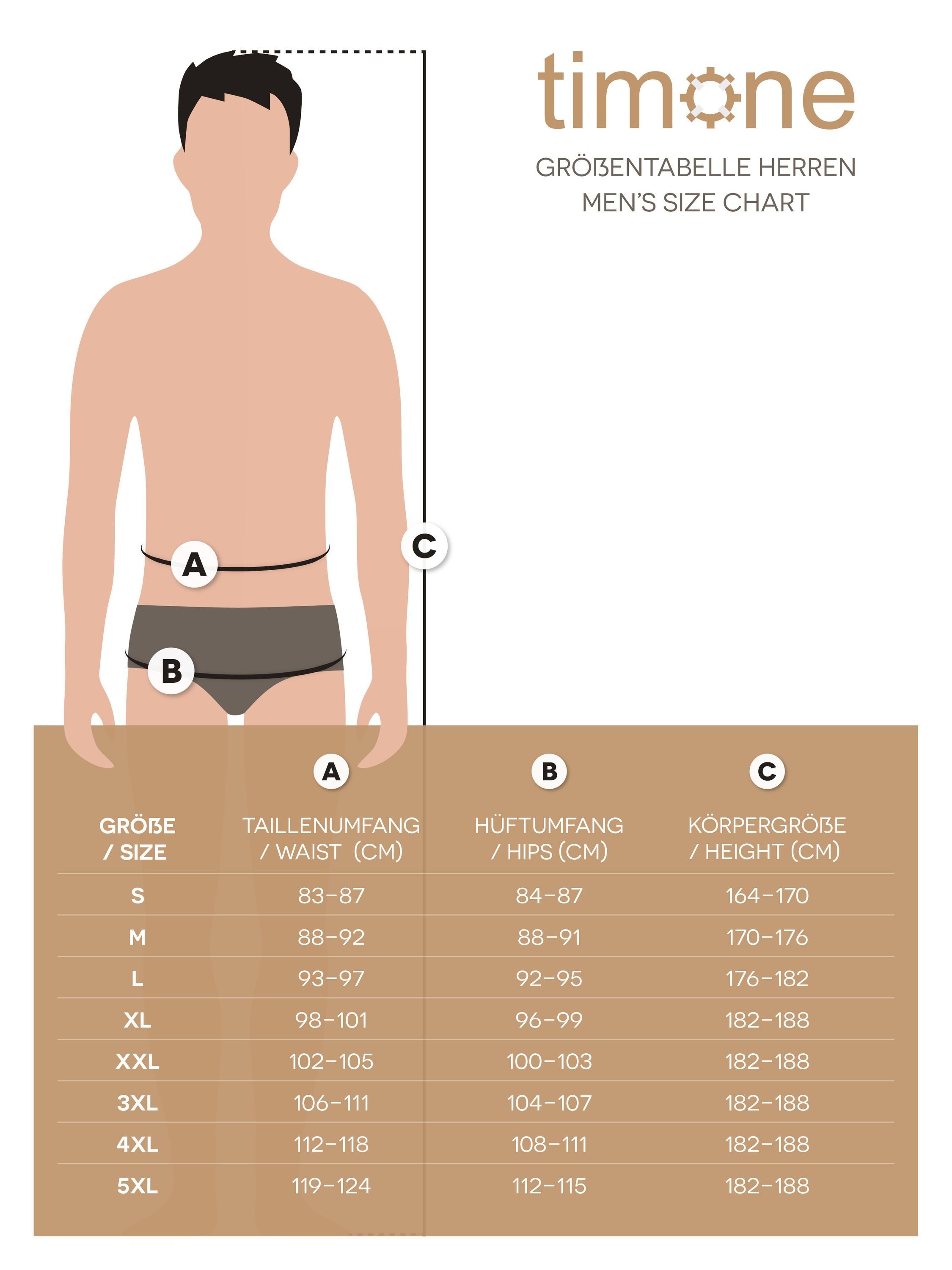 Timone Pyjamashorts Herren Schlafanzughose Kurz TI30-114 (1-tlg)