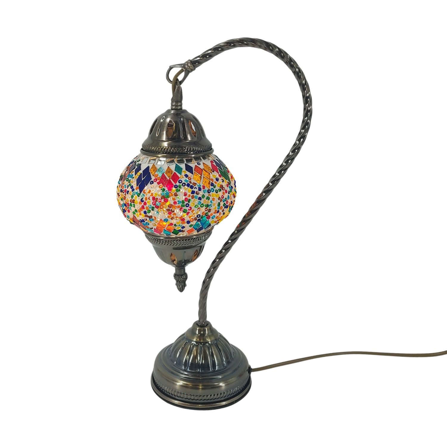 formano Tischleuchte MAROKKO MOSAIK, nicht enthalten, Geschenkbox, Bunt, Mosaik, H: 38cm