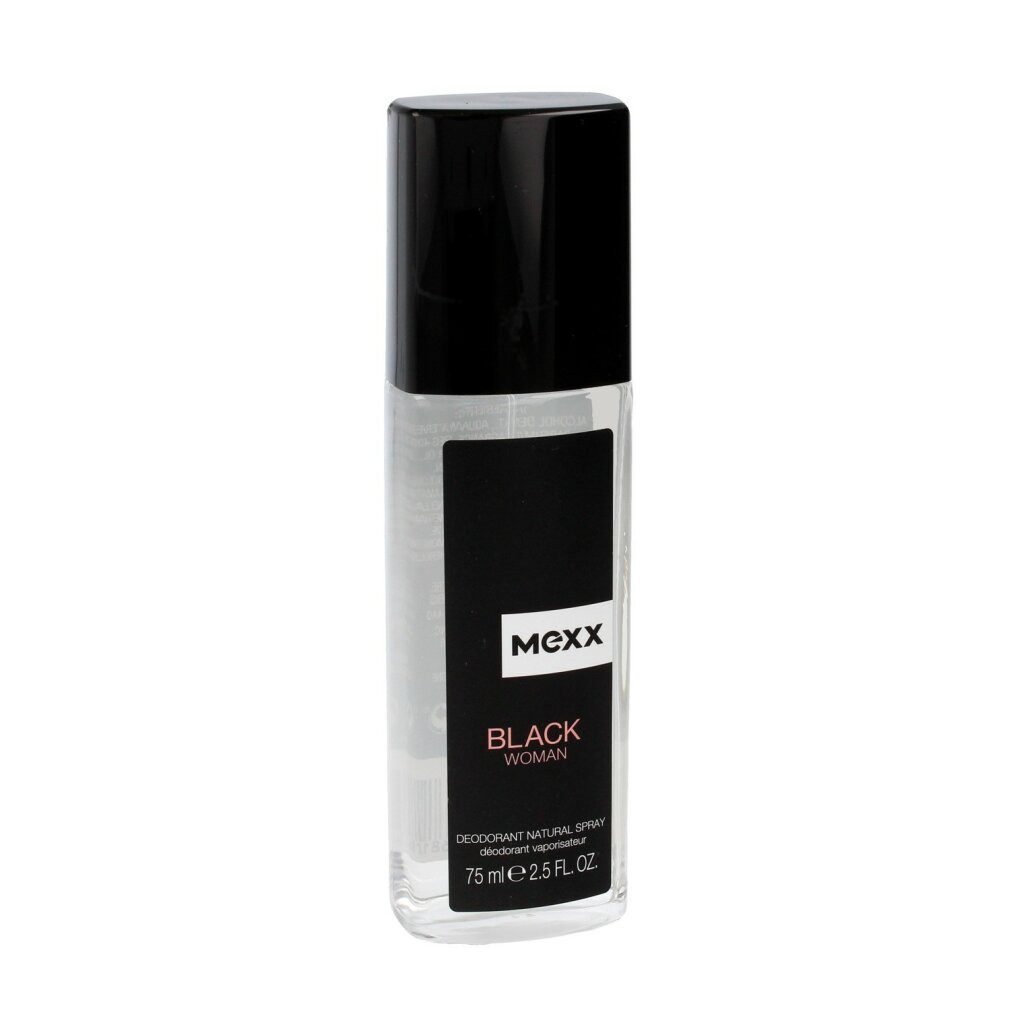 Mexx Deo-Zerstäuber Black Woman DEO Glas 75ml
