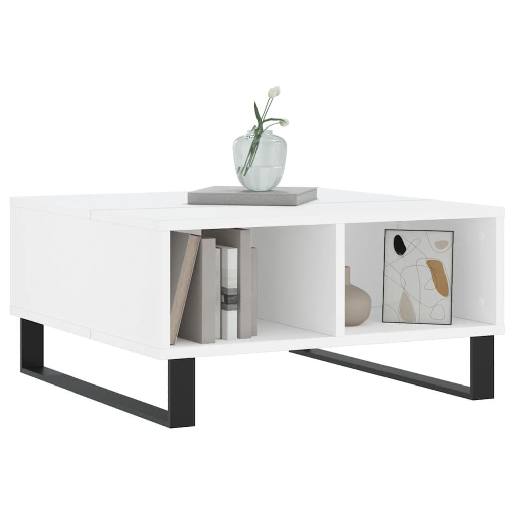 vidaXL Couchtisch Couchtisch Weiß 60x60x30 cm günstig online kaufen