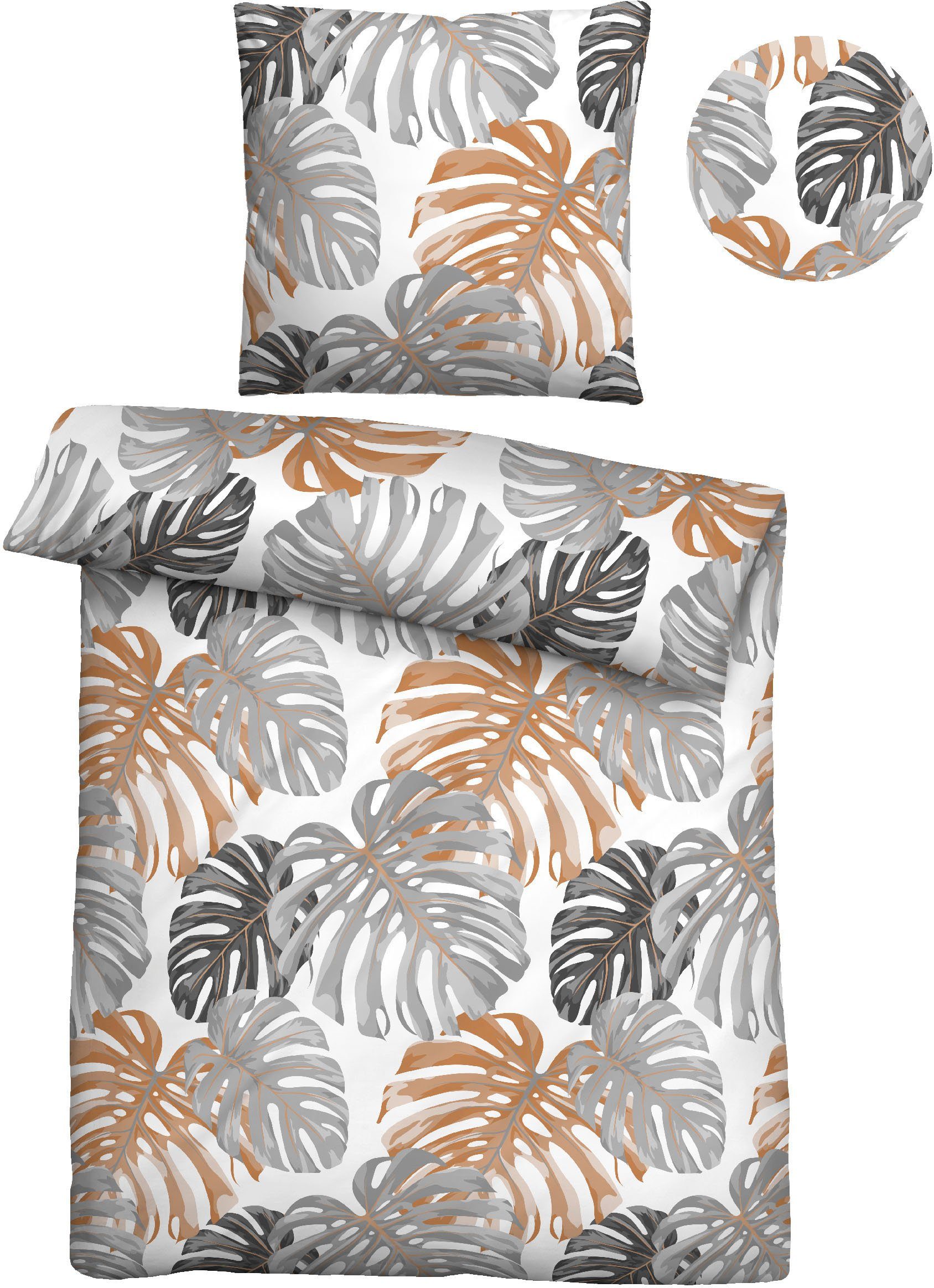 Castell - Markenbettwäsche Bettwäsche Stella, Satin, günstig online kaufen